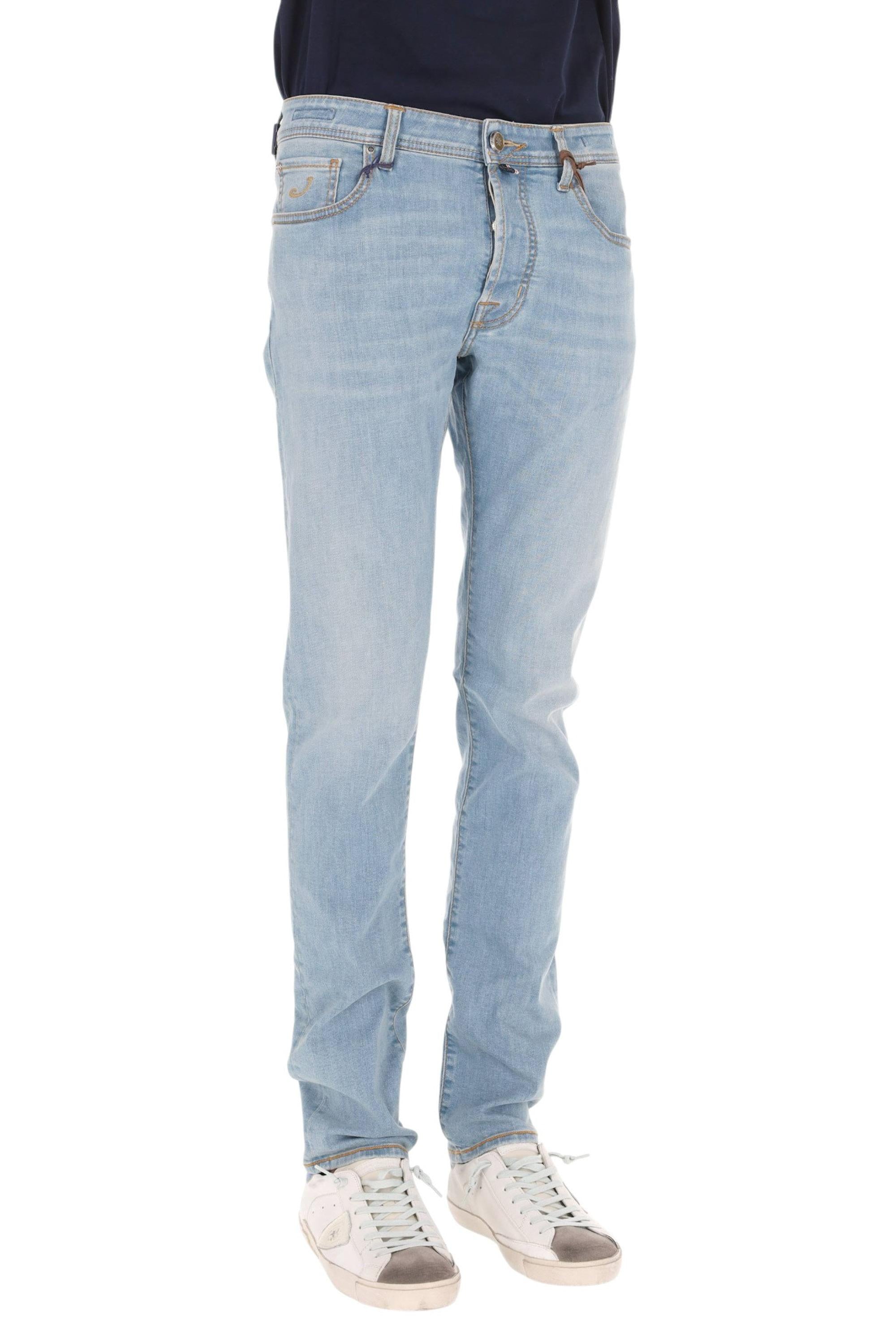 Jacob Cohen Jeans Limited Edition etichetta beige in cavallino Bard fit QL004-081-S3619 300D