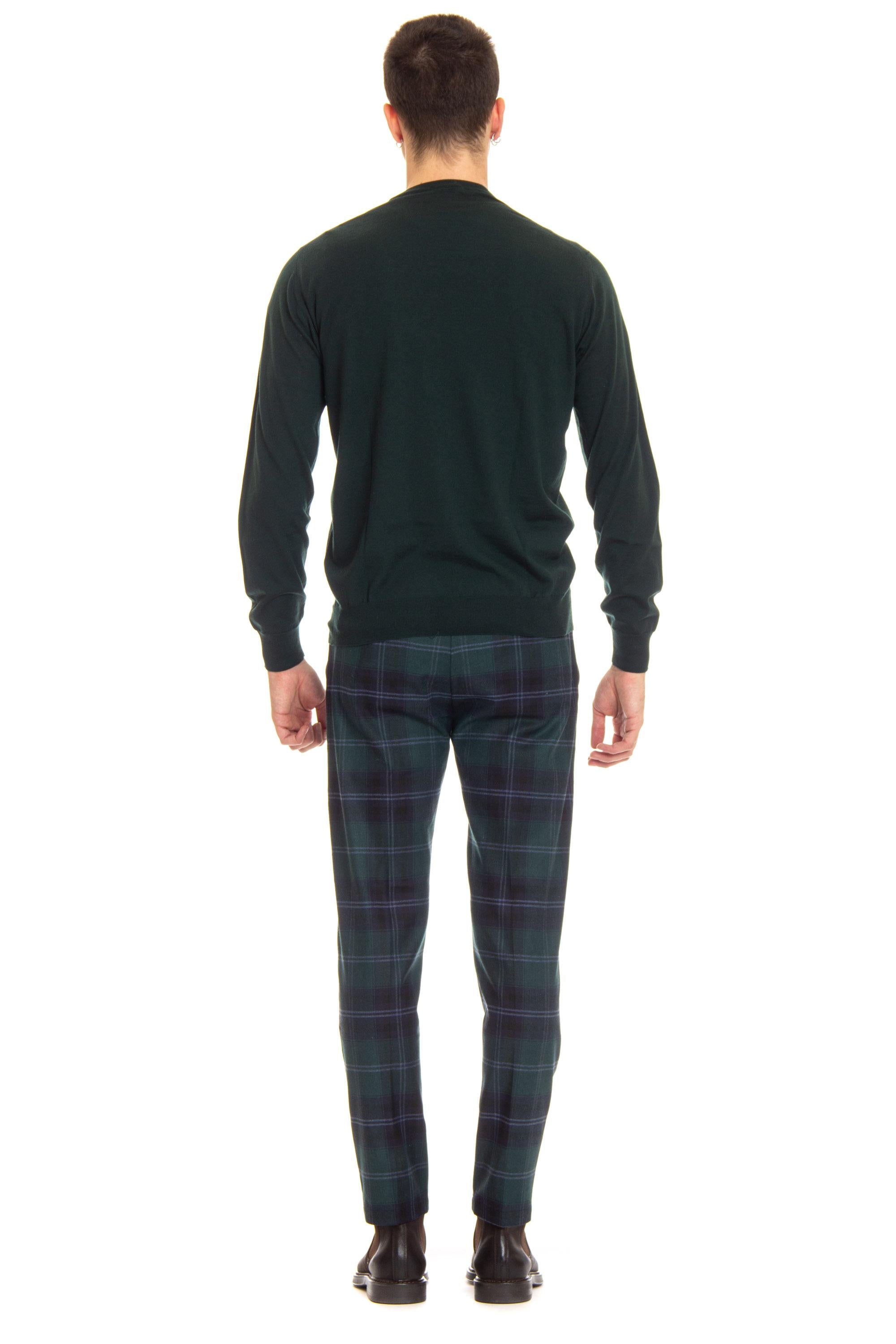 Maglia girocollo in lana fine super 140's D0D103. 495 Drumohr