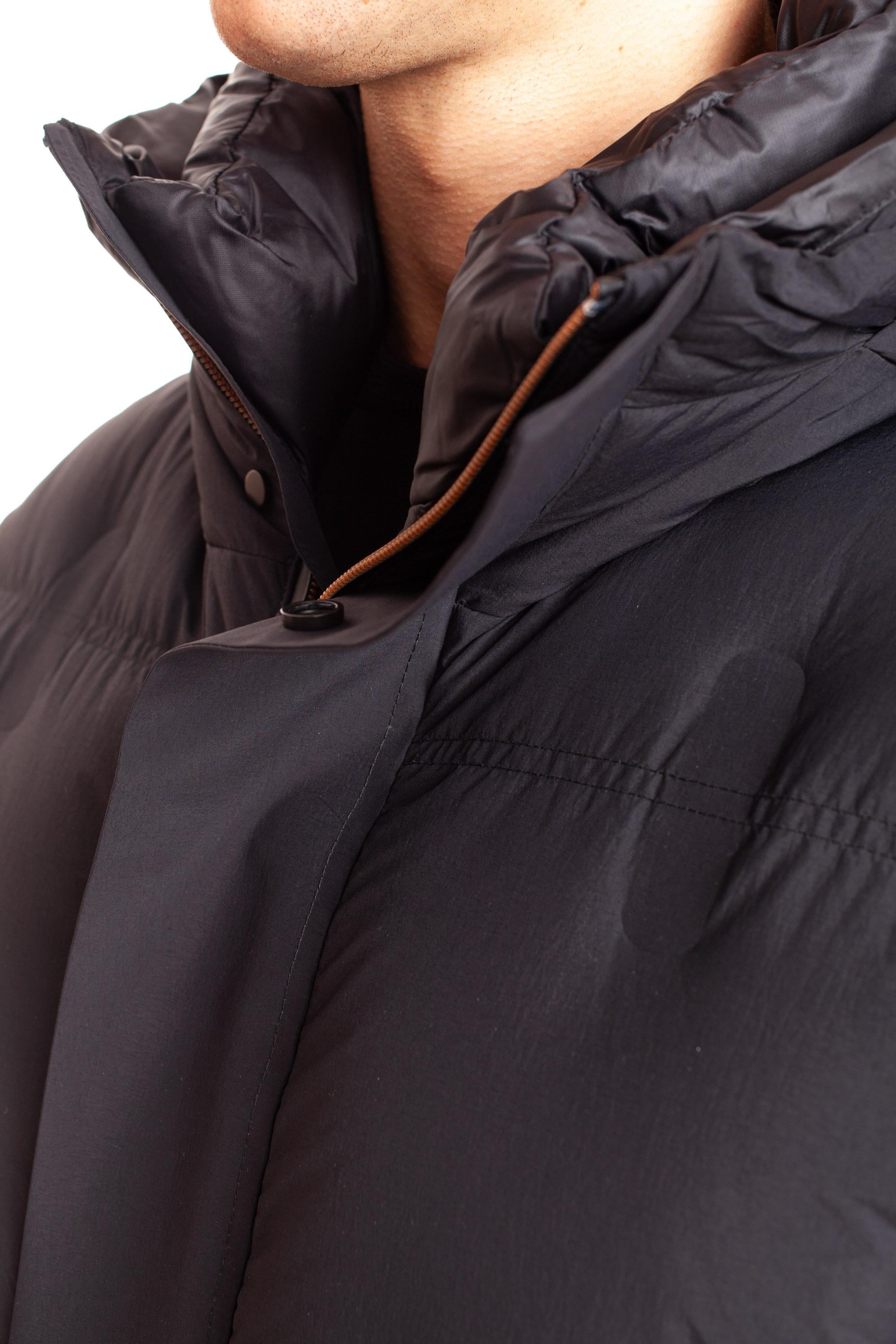 Blouson in piuma con cappuccio UCTA7A6 CCT531 K09 Zegna