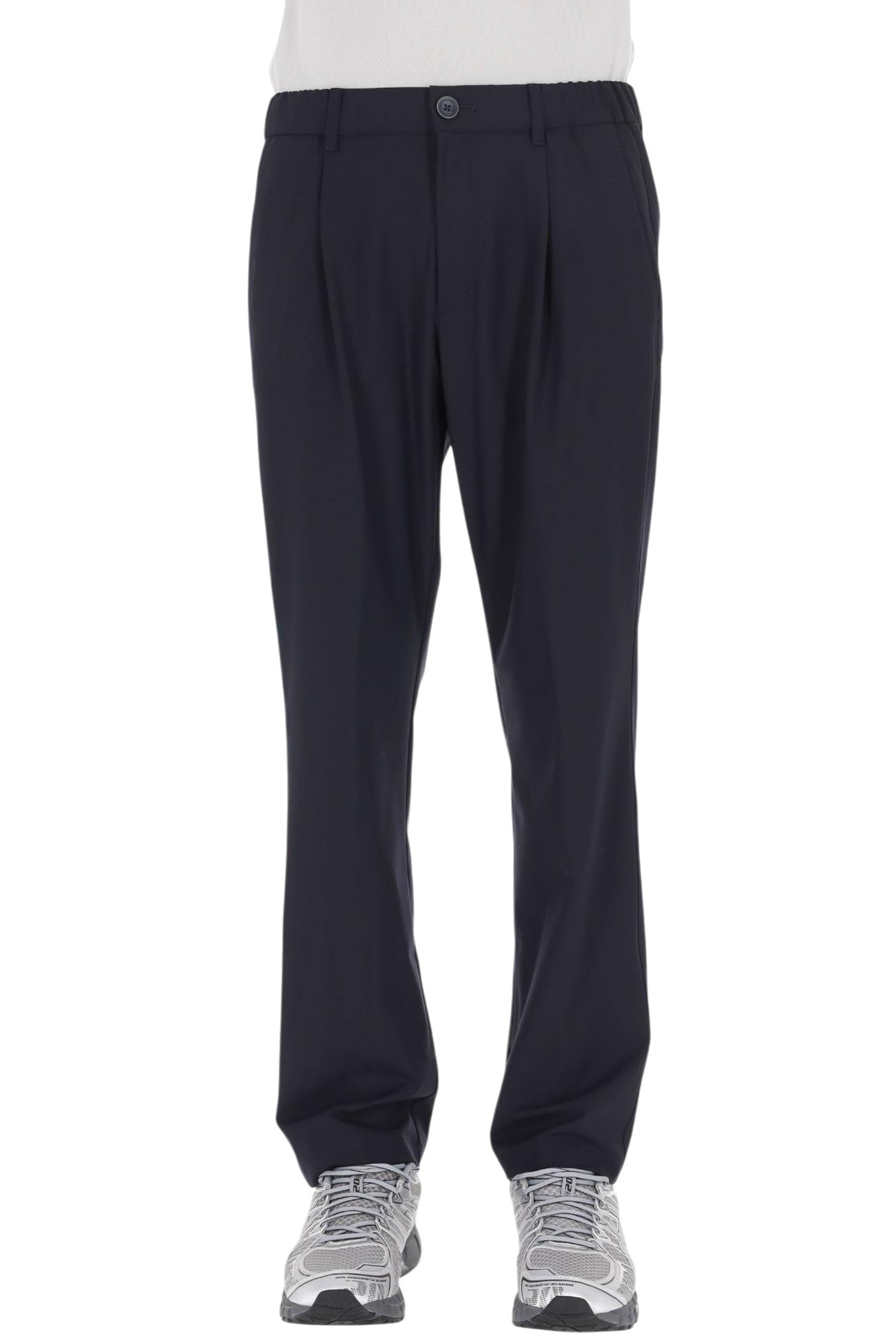 Herno Pantalone con coulisse in lana tecnica PT000163U 9200