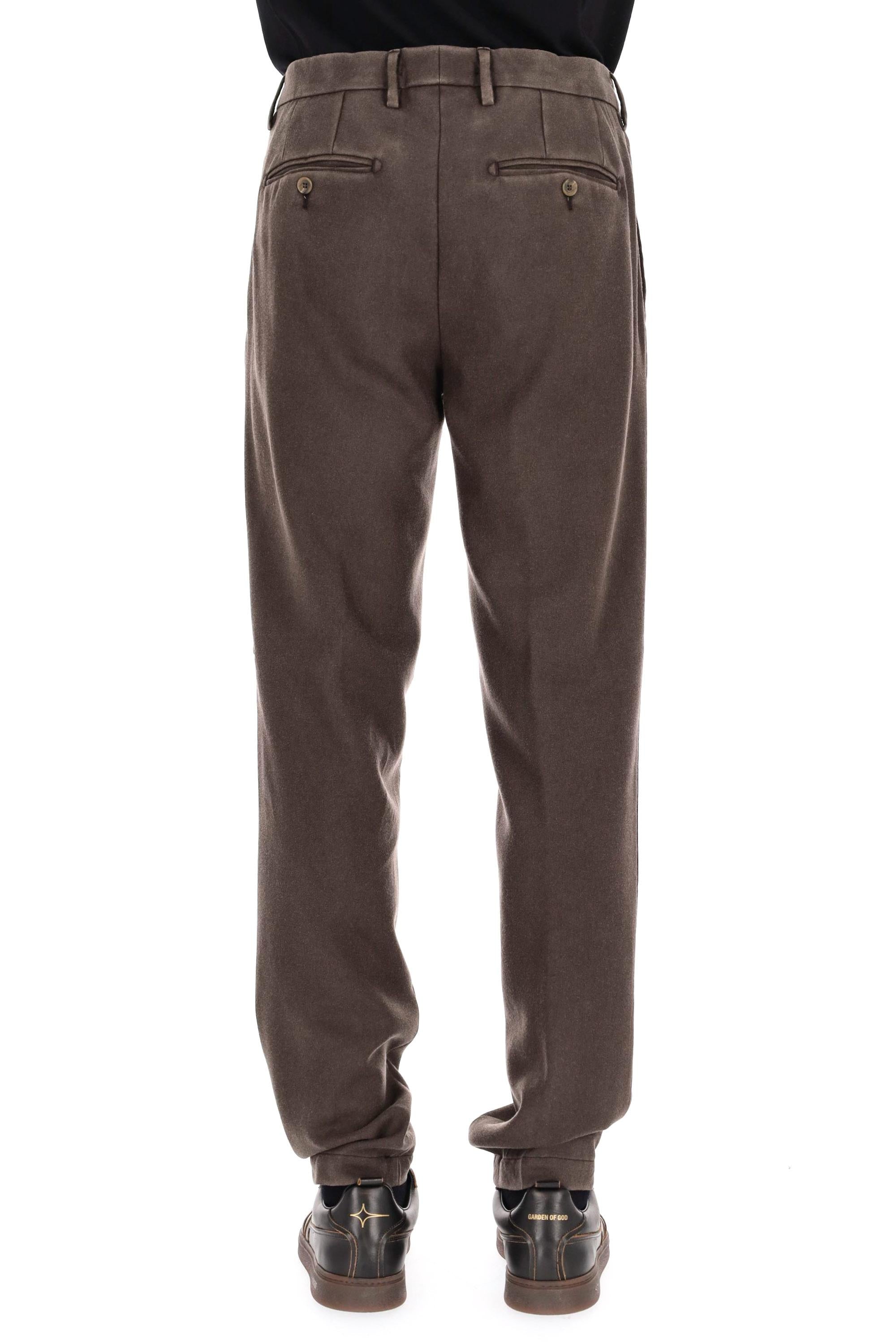 Pantalone in lana-cashmere delavé 25WM19LONG 102/2 81 Myths
