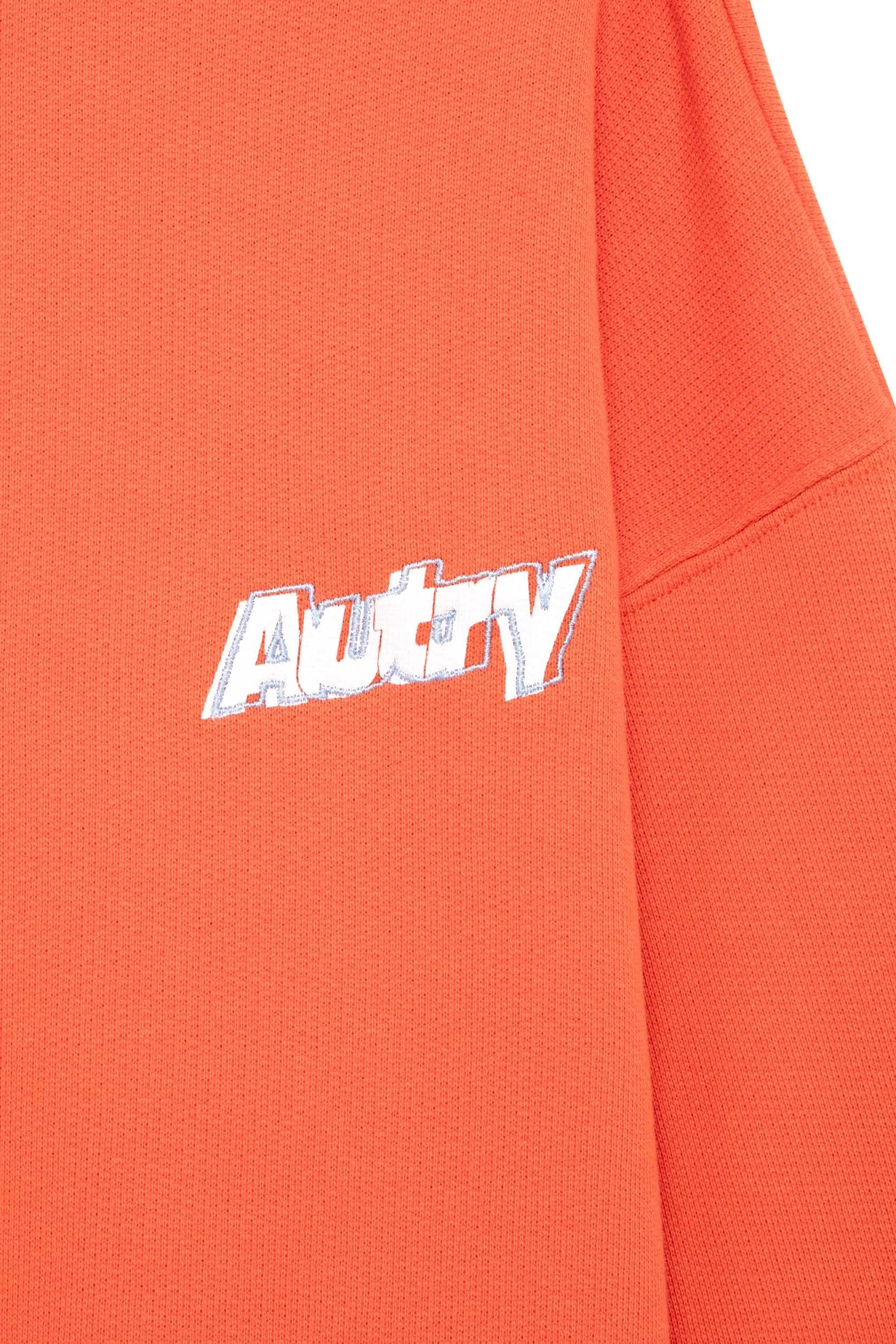 Autry Felpa girocollo in cotone con logo SWPX 035H JERS CHOCINEAL