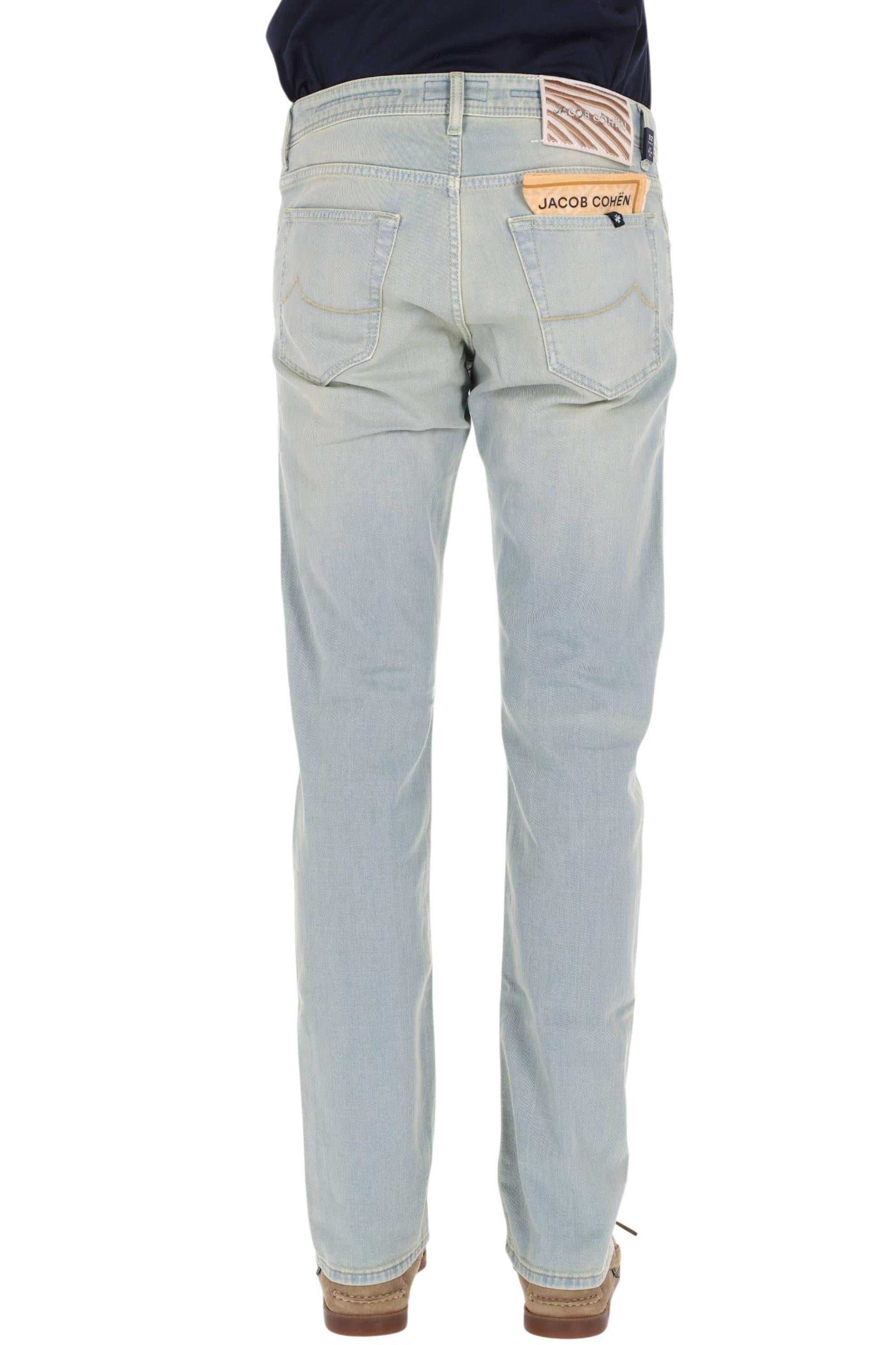 Jacob Cohen Jeans sabbiato in cotone comfort Nick fit QM006-078-S2851 300D