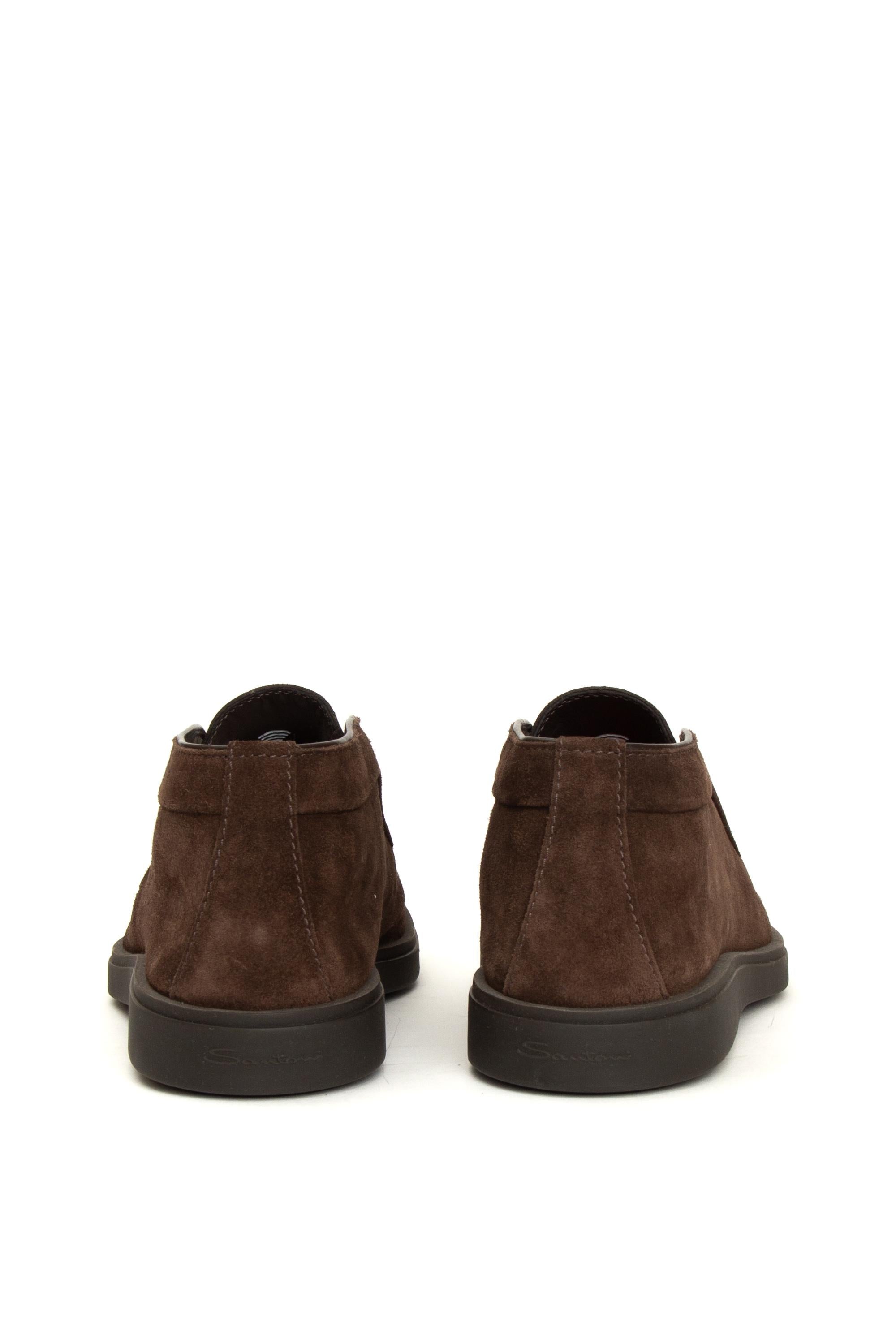 Santoni Polacchino in camoscio MGDT17823SMOKSVU T50