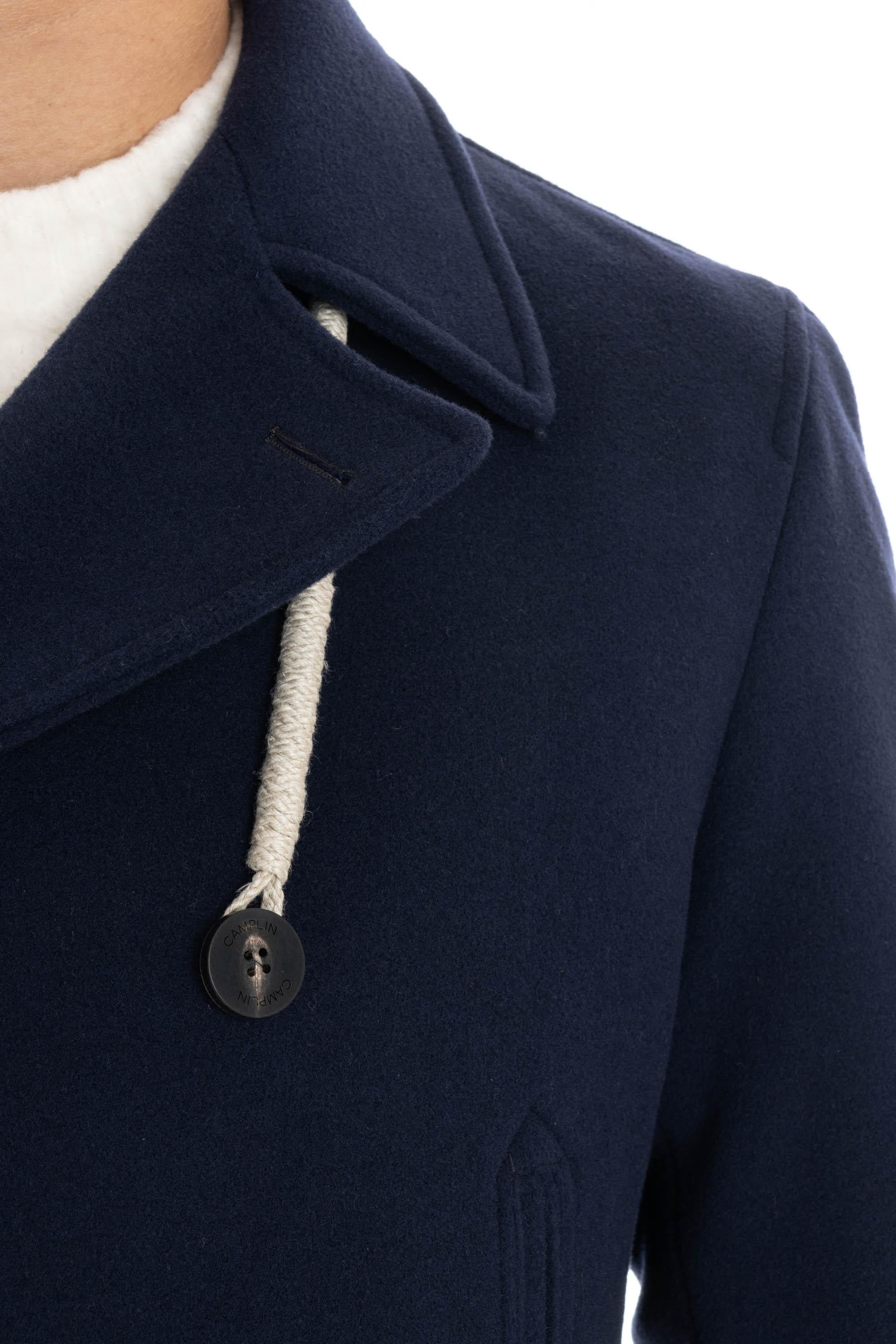 Camplin Peacoat lungo in misto lana BIG PEACOAT/2 VE-BN