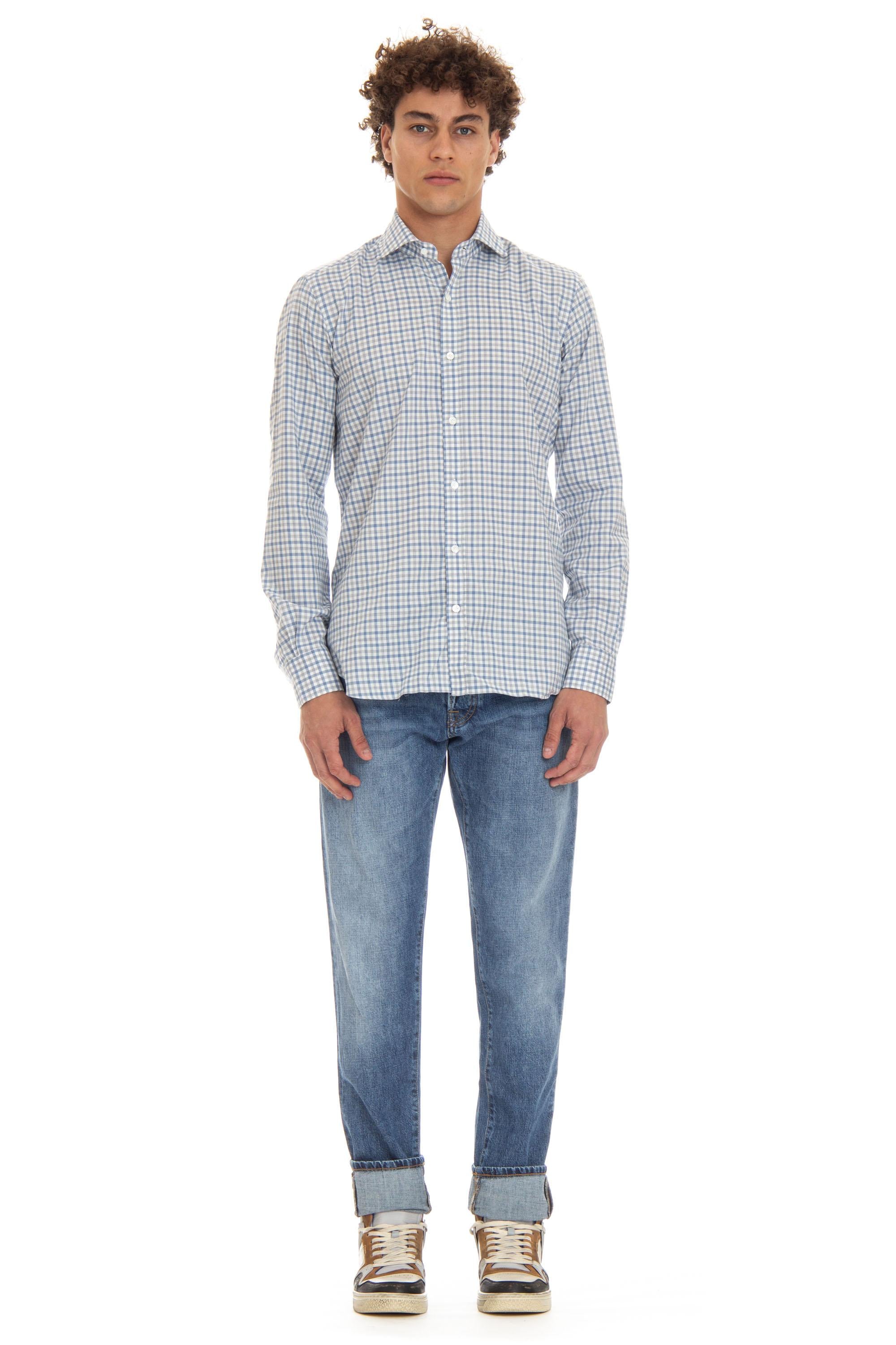 Barba Camicia micro quadretto linea Dandylife LFU13P0144013.X/2 0002