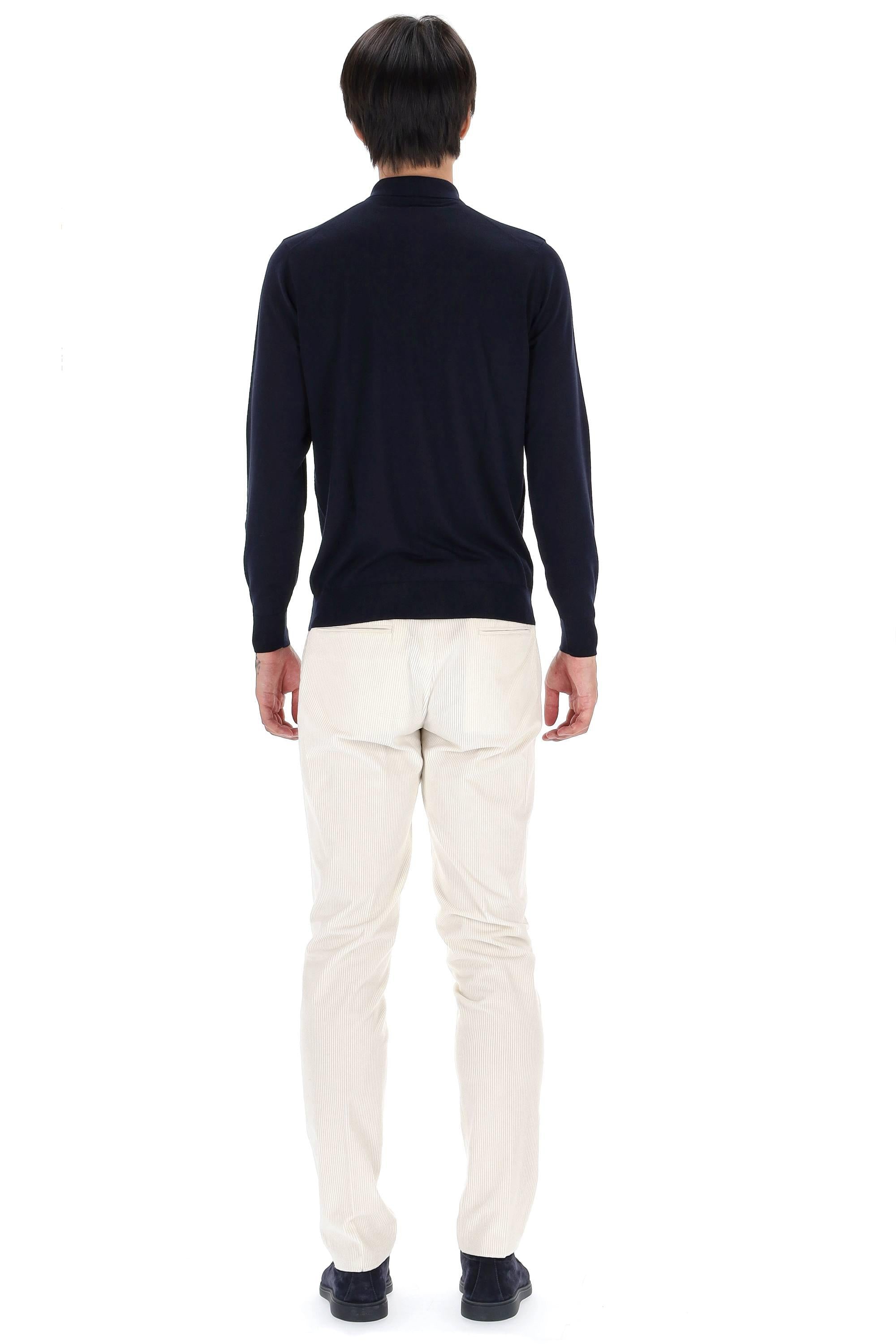 Polo in lana extrafine super 140's D0D145L-2 790 Drumohr