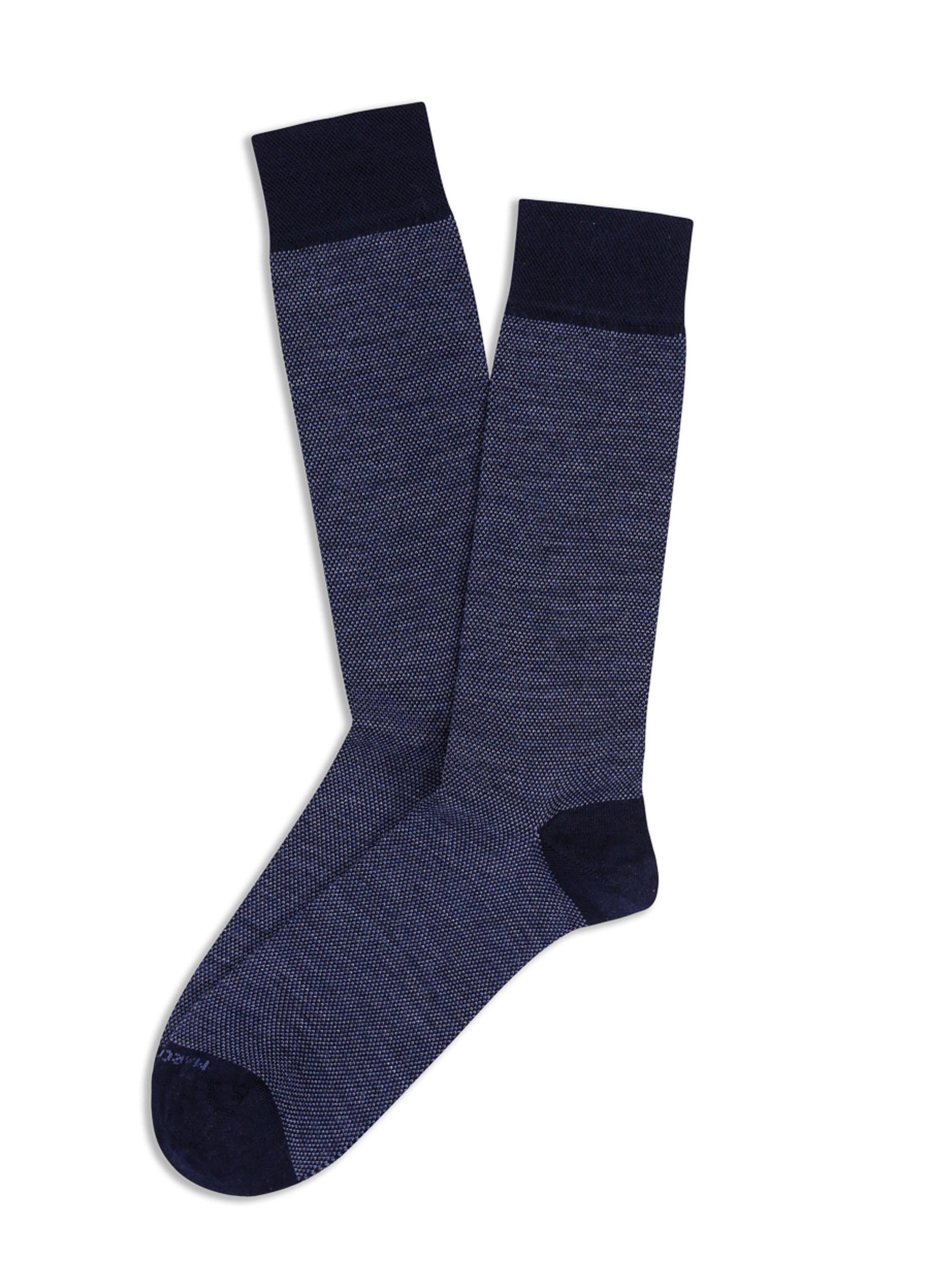 Marcoliani Calza in lana vergine occhio di pernice M4060L 001