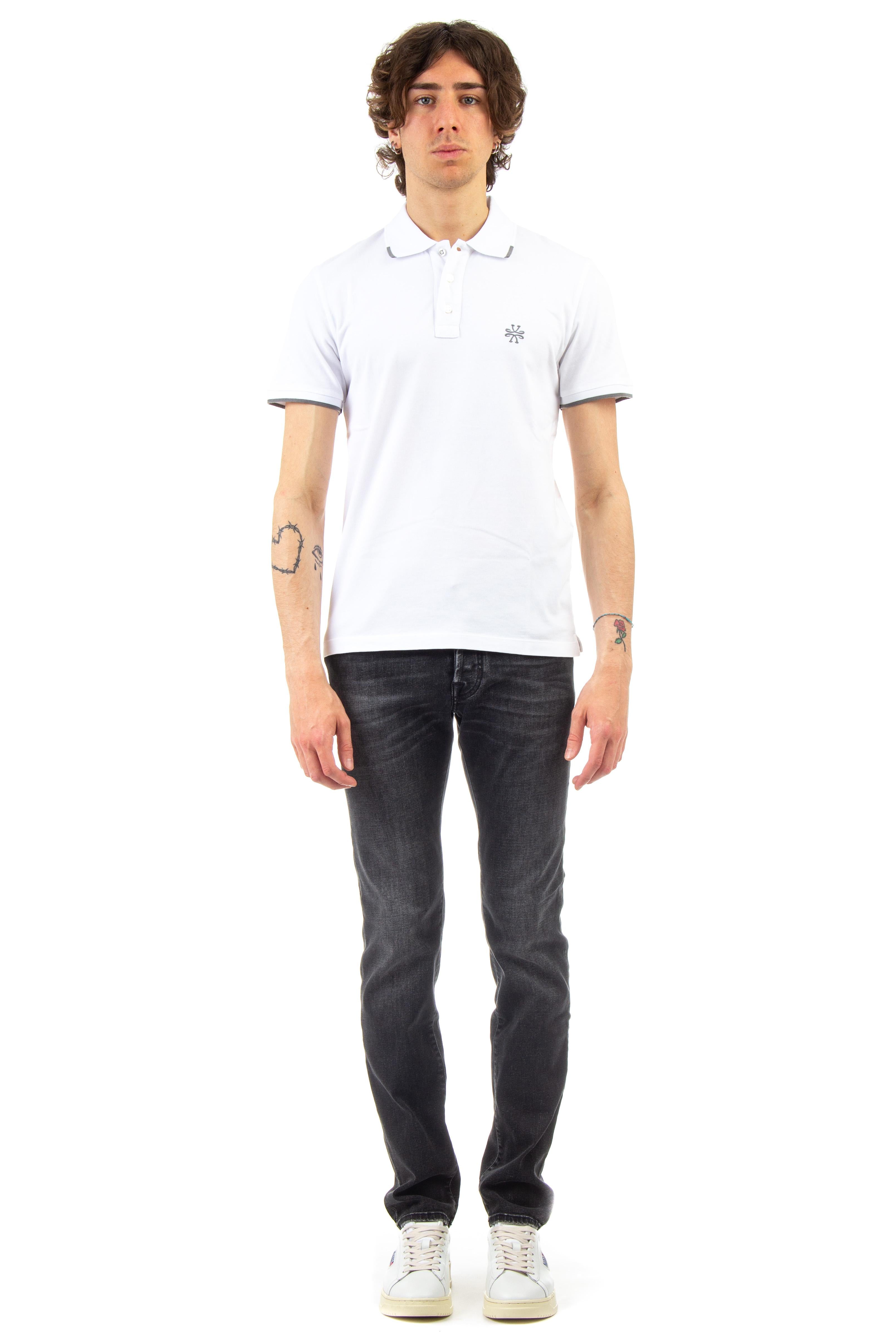 Jacob Cohen Polo in piquet di cotone 008-01E-2443/2 A00
