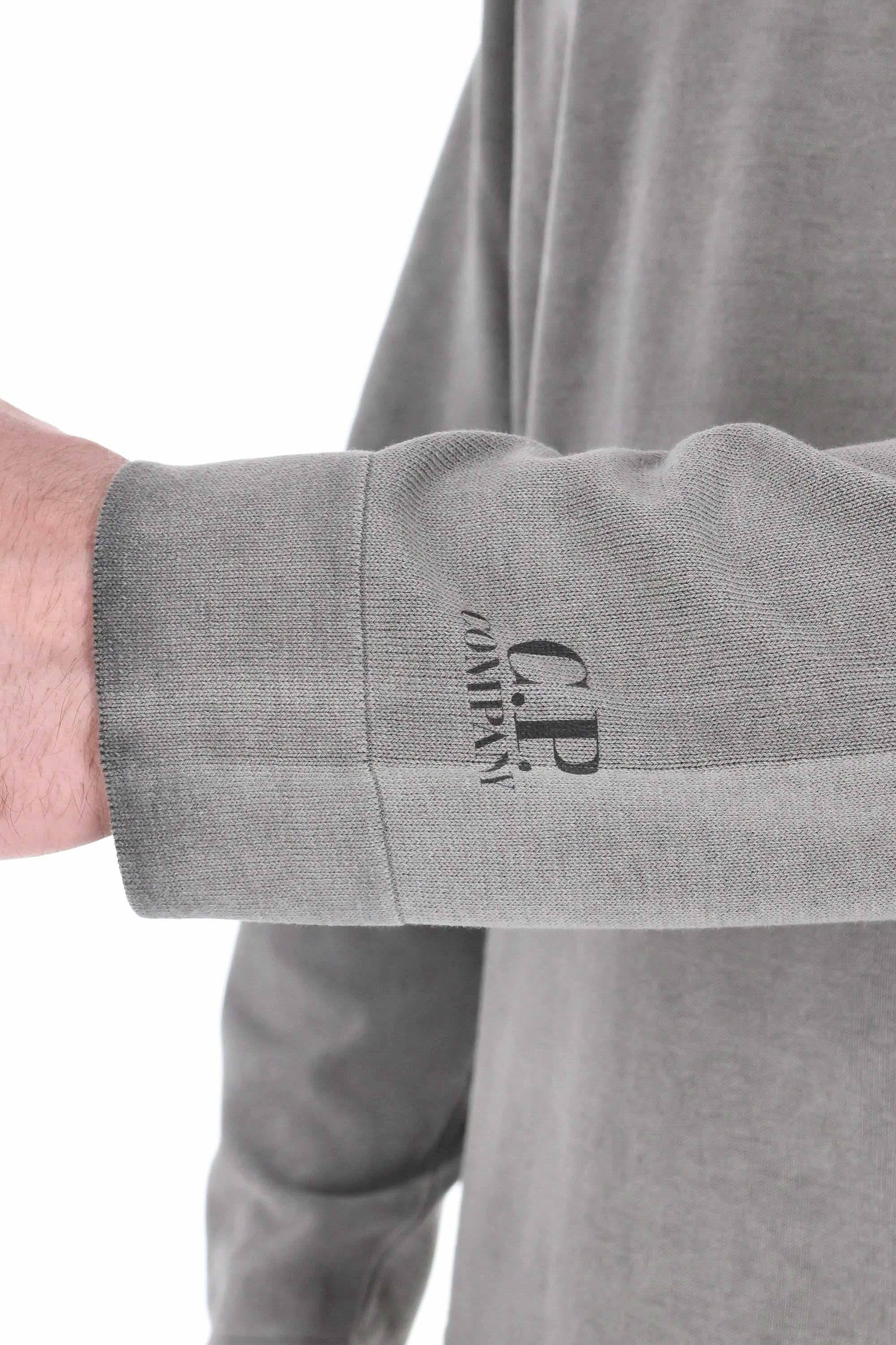 CP Company Girocollo in crepe di cotone effetto delavè MKN212A00 4128S 999