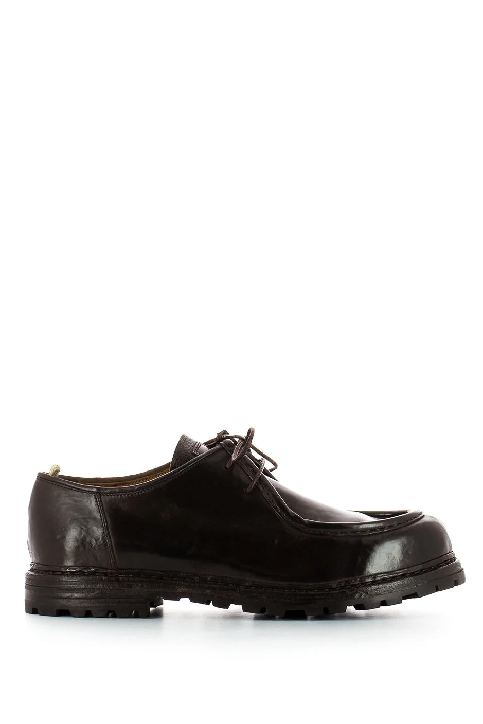 Officine Creative Scarpa allacciata in pelle fondo cuoio OCUVOLC009CHIC1D272 T.MORO 25