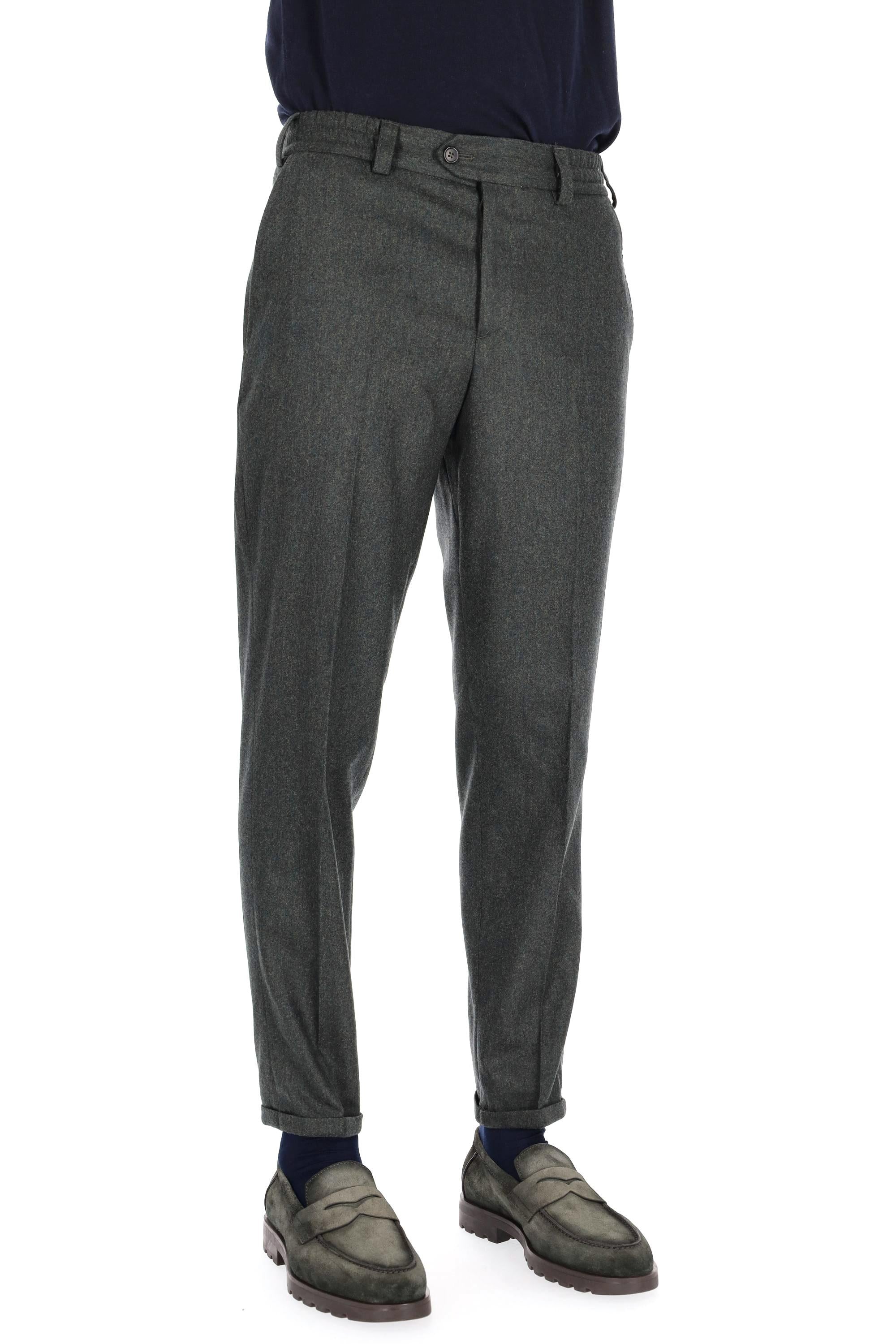 PT Torino Pantaloni flanella di lana-cashmere modello The Rebel RFRBB30REW TO03 0450