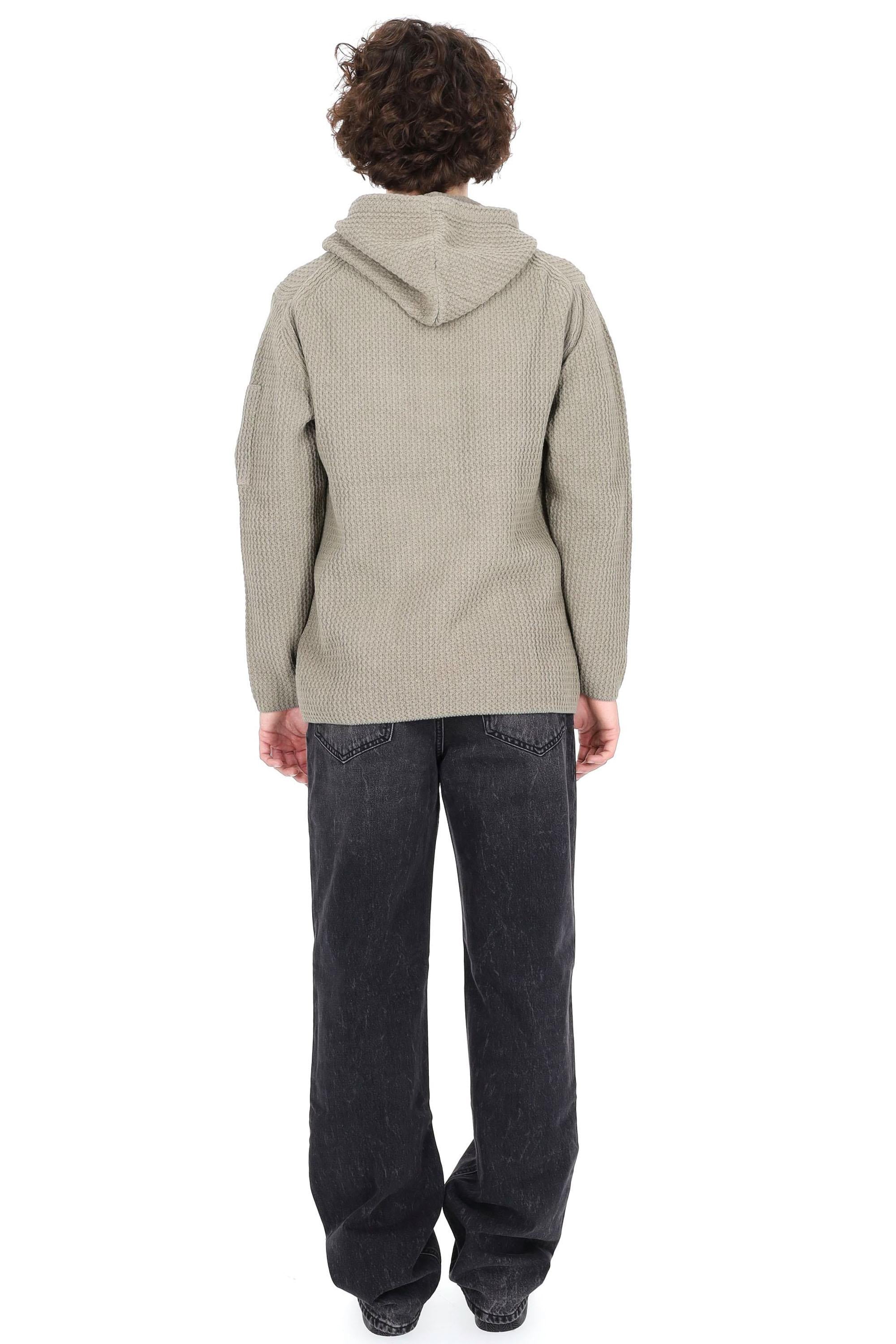 CP Company Maglia-felpa con cappuccio in ciniglia 19CMKN018A-005558G 356