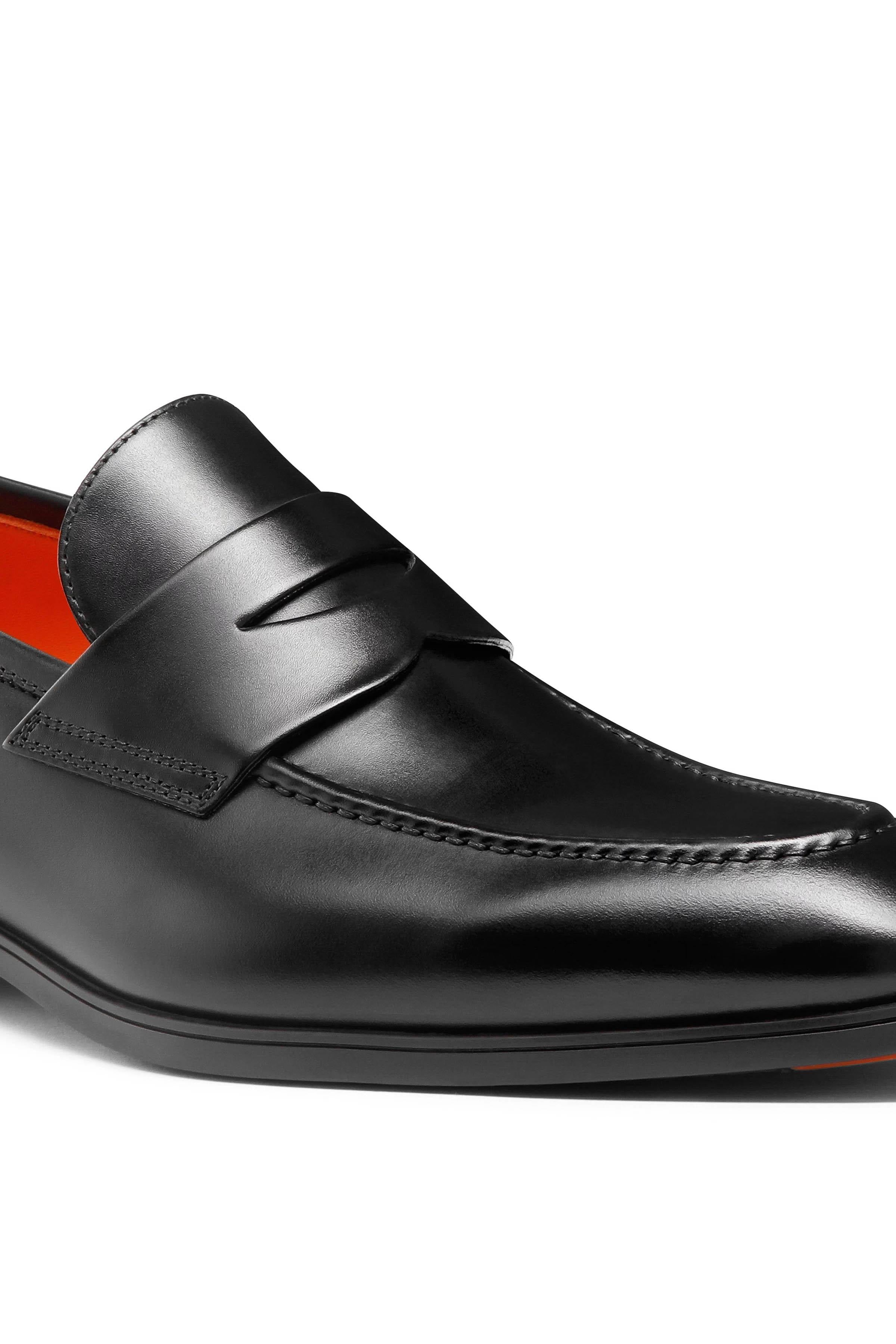 Santoni Mocassino penny loafer in pelle MGSI14944SMABUSF N01