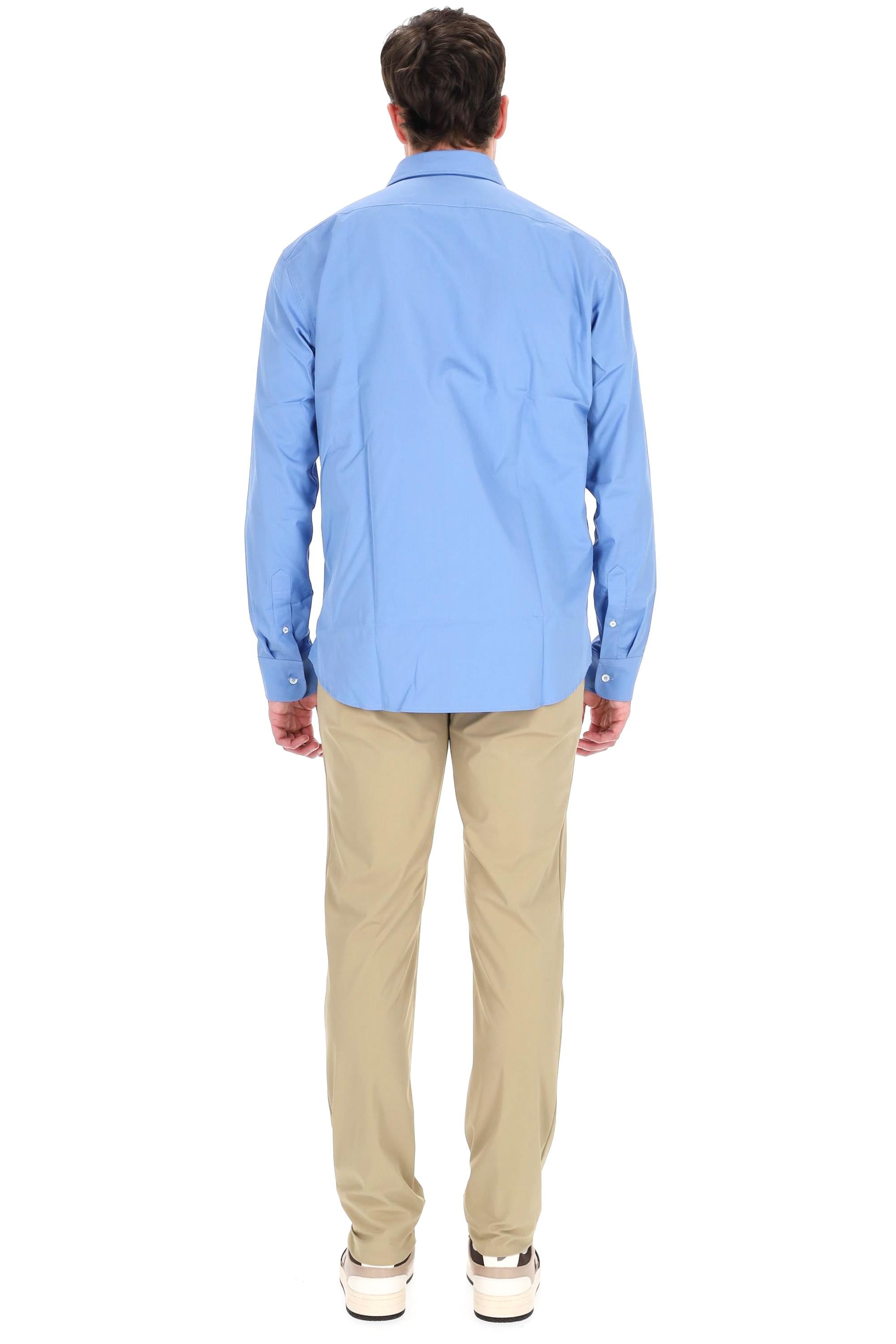 A.P.C. Camicia in popeline di cotone COHLE-H12652/2 IAA-BLEU