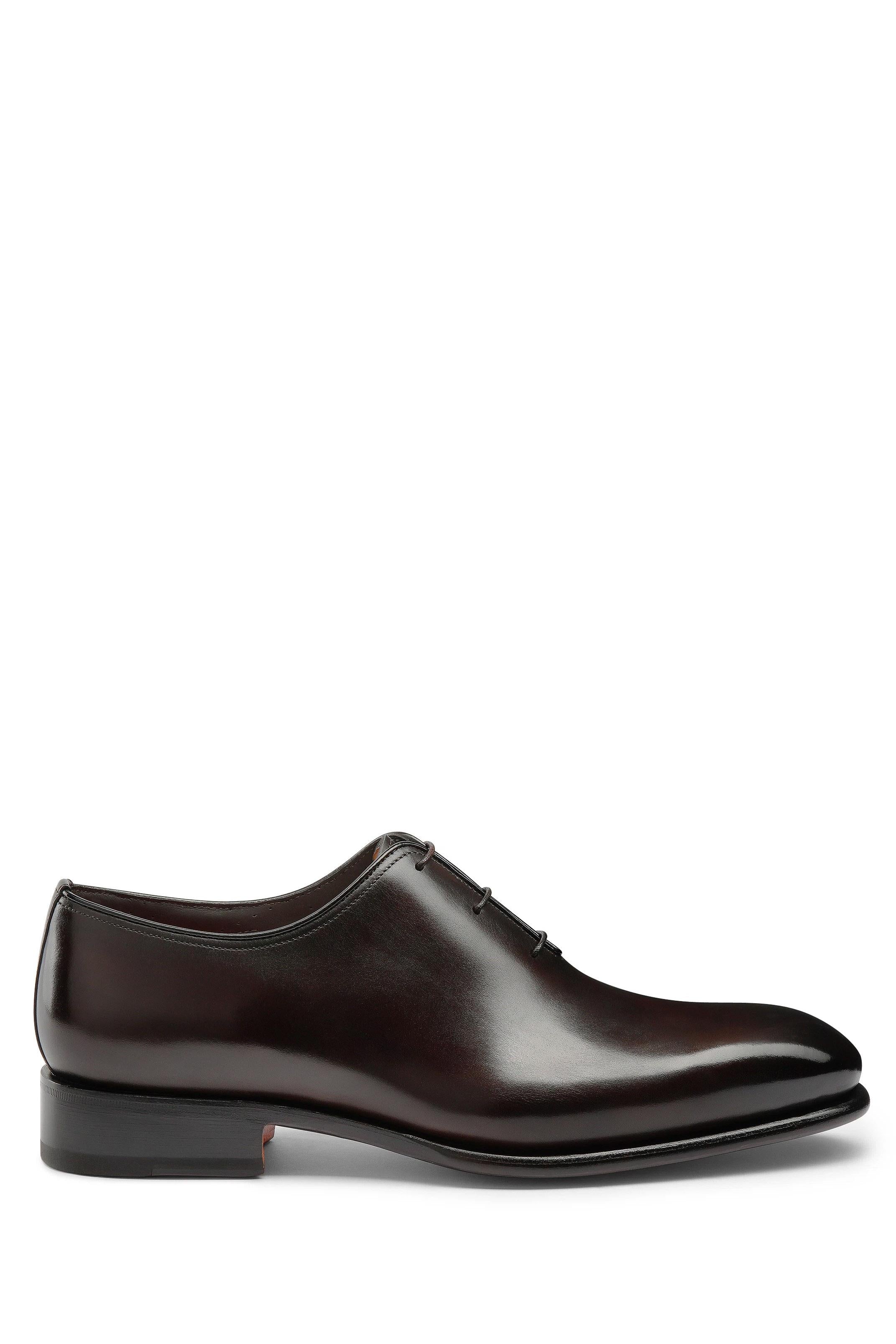 Santoni Scarpa stringata oxford in pelle anticata MCCR16229MC1HVVD/2 T50