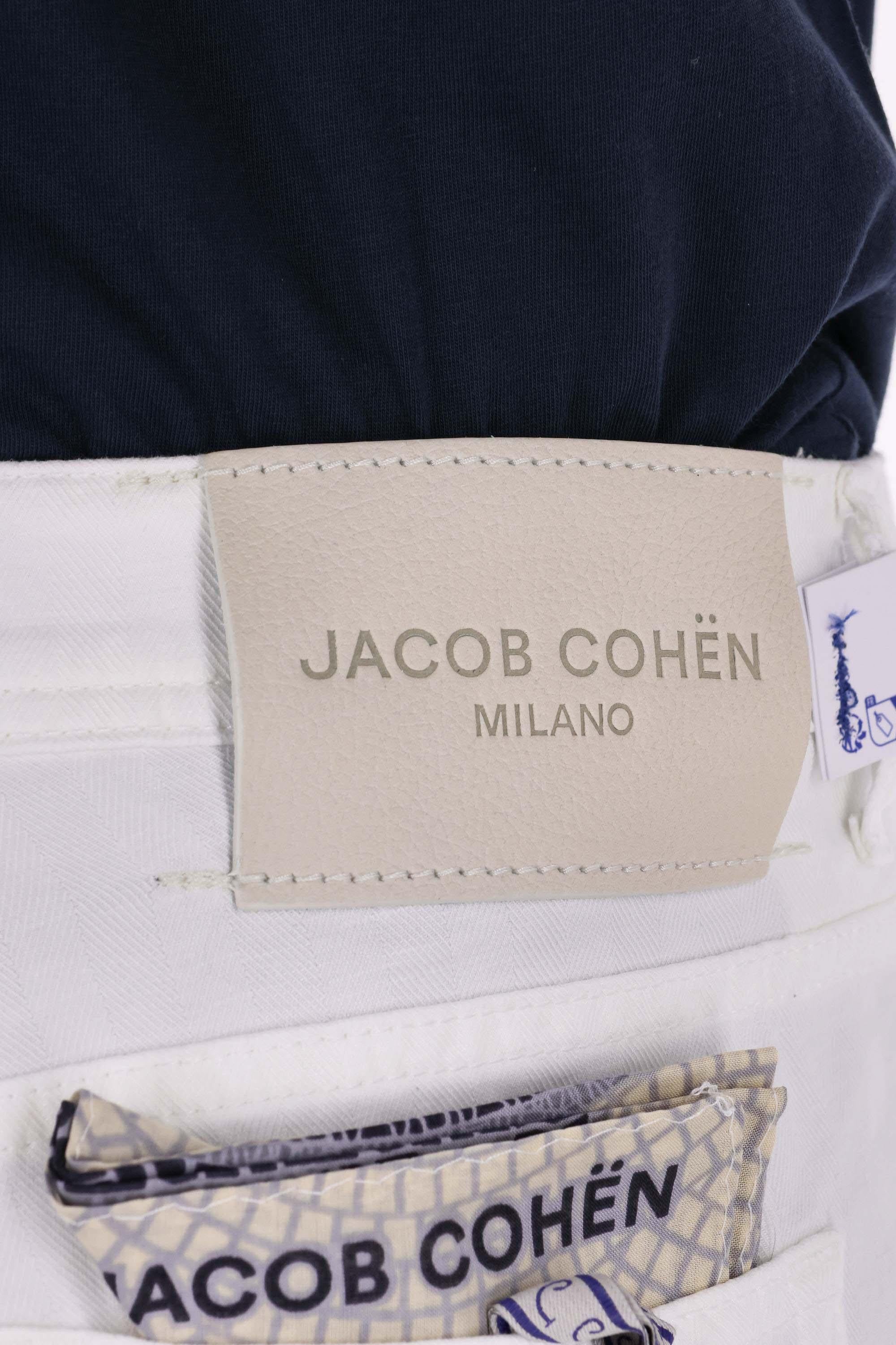 Jacob Cohen 5 tasche color in cotone e lino elastan Scott fit JUM_QE015 036 S4002/2 A00