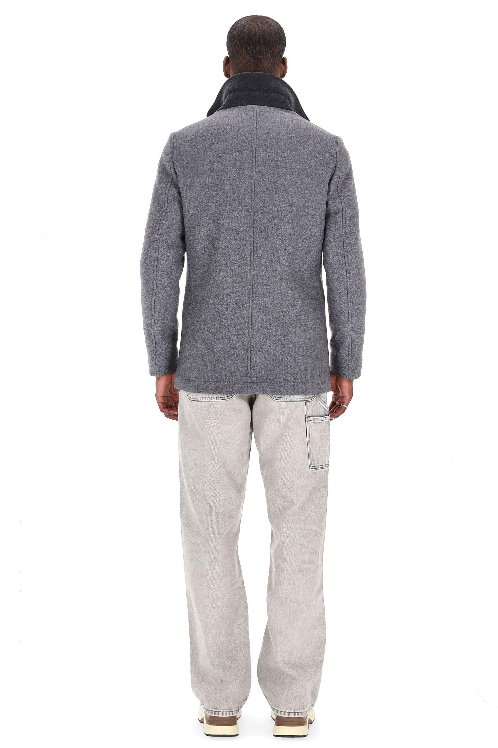 Peacoat Island in lana ISLAND-S GF Camplin