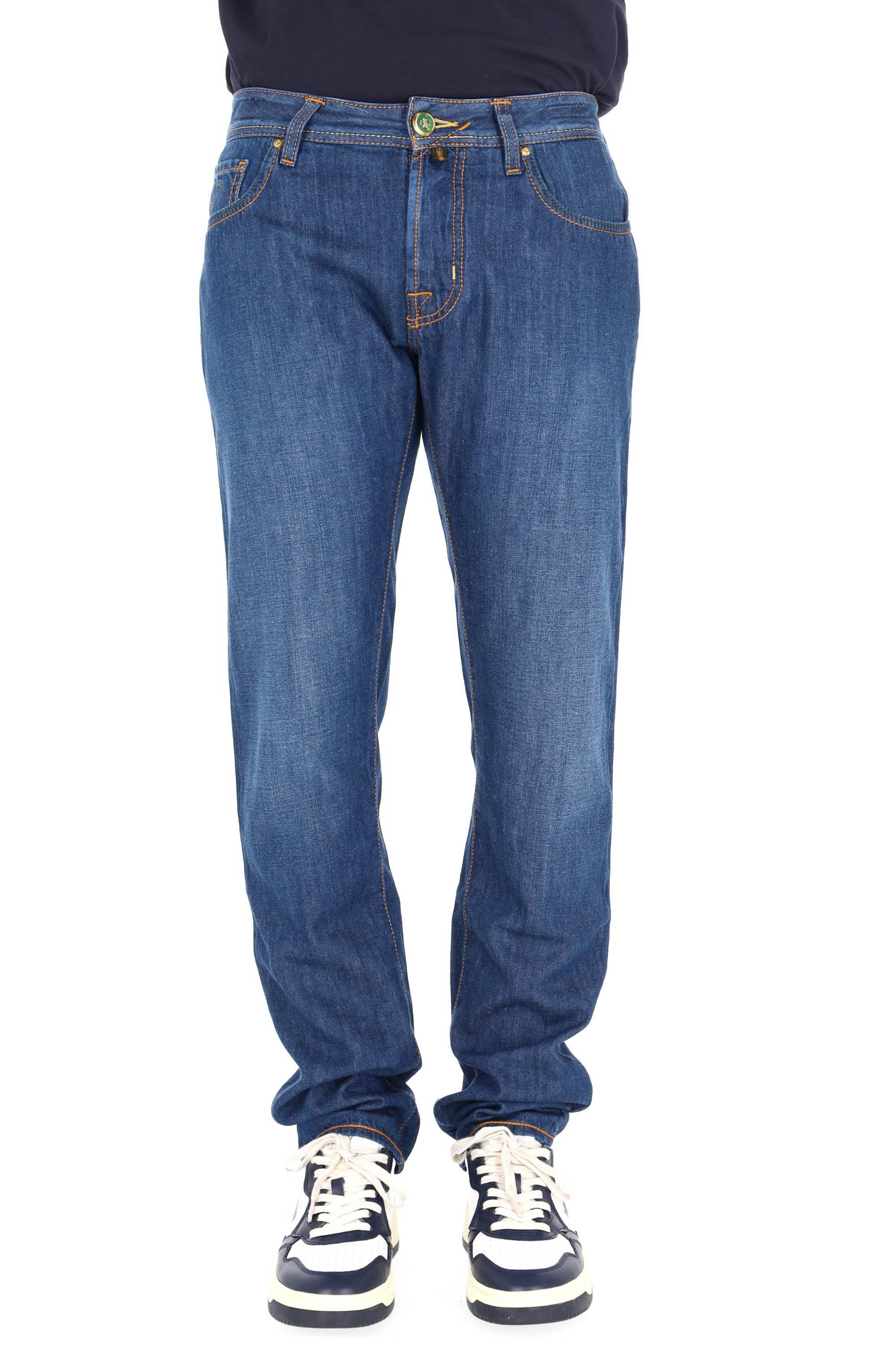 Jacob Cohen Jeans Limited Edition in cotone comfort etichetta cognac Bard fit QL004 060 T732A BARD 100D