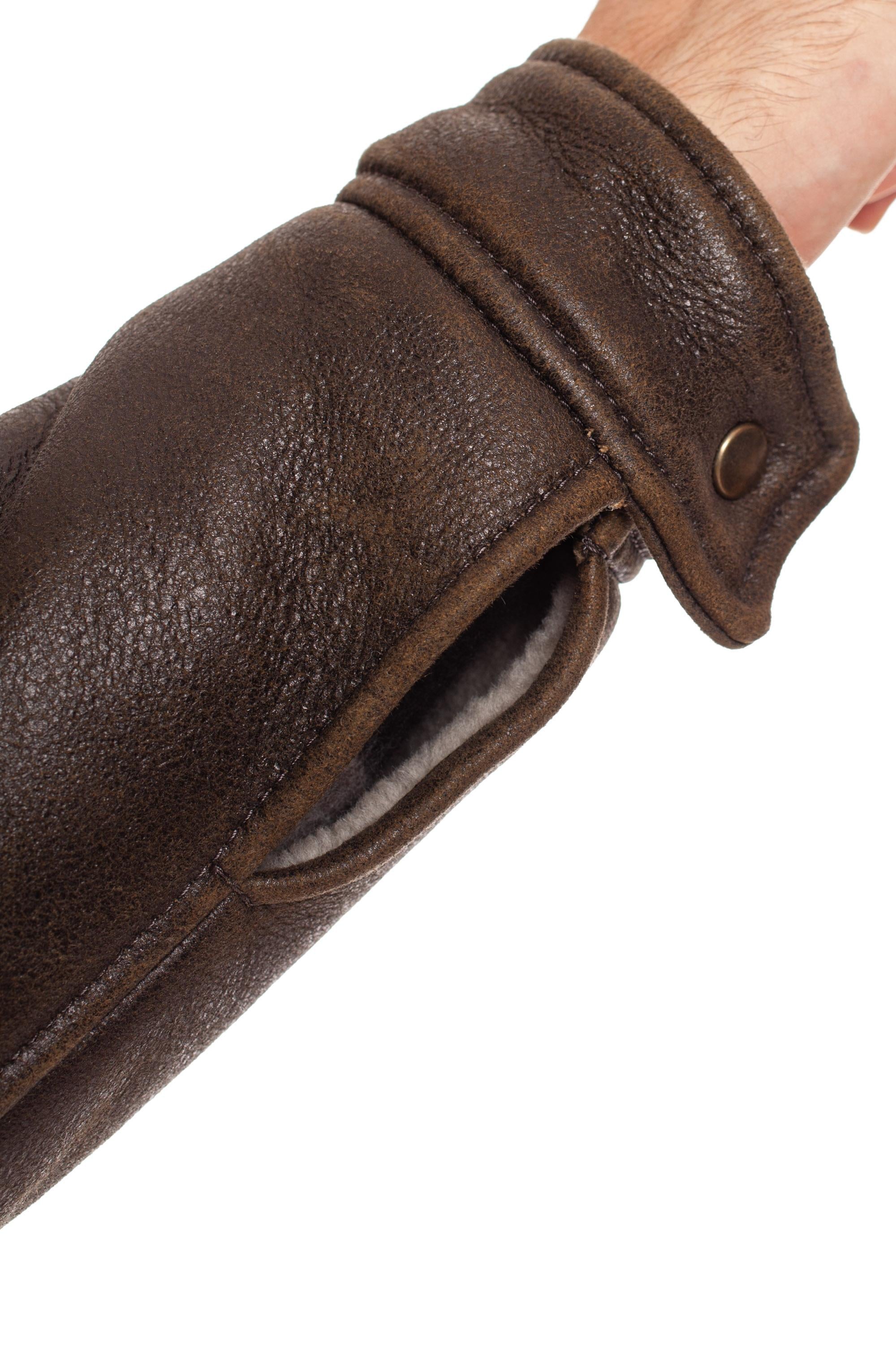Montone artigianale con zip e collo camicia 45523-U ASFALTO Salvatore Santoro