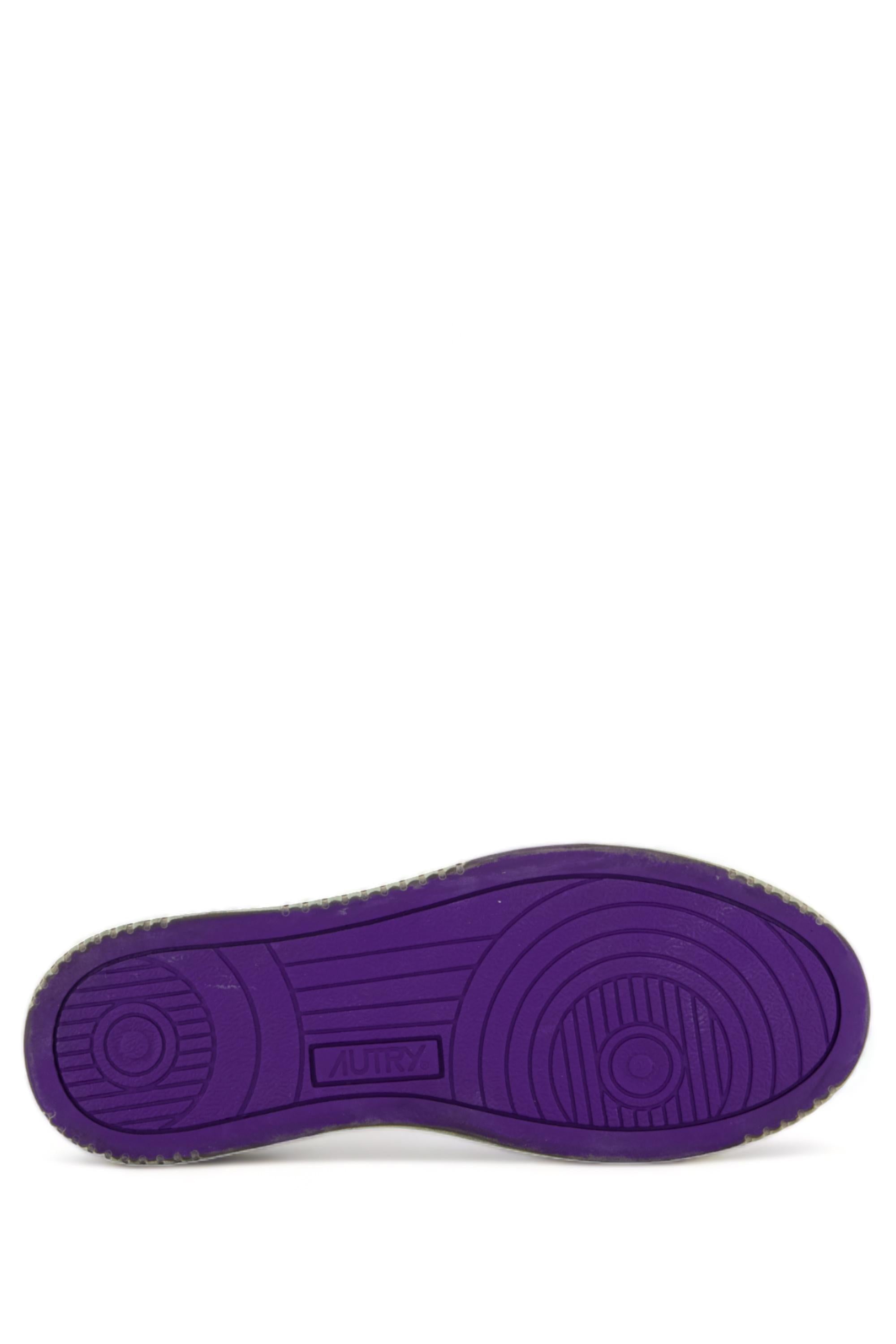Sneaker donna super vintage in pelle AVLW NF06 PRSMVI/PLTM Autry