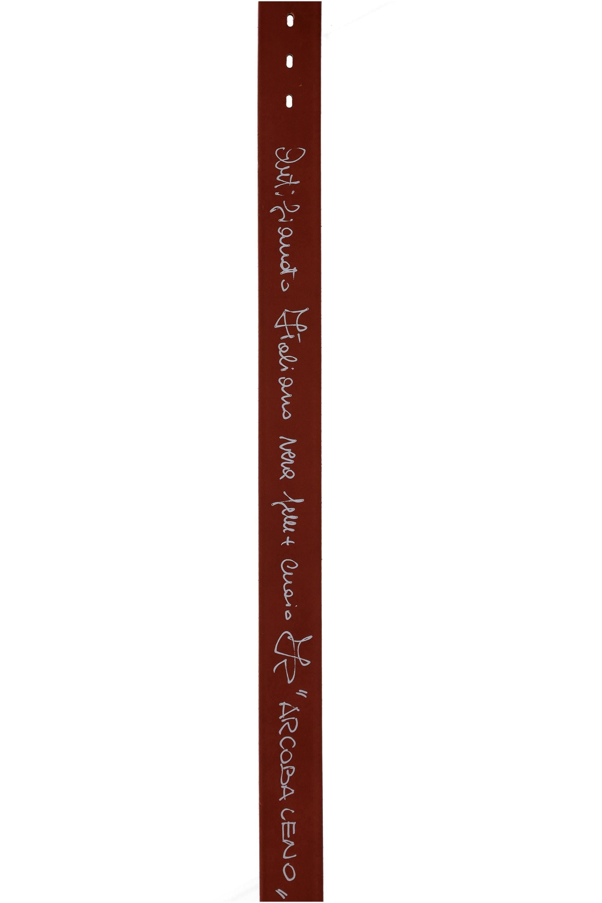 Artigianato Italiano Cintura artigianale in pelle multicolor "Arcobaleno" ARCOBALENO MLTCLR