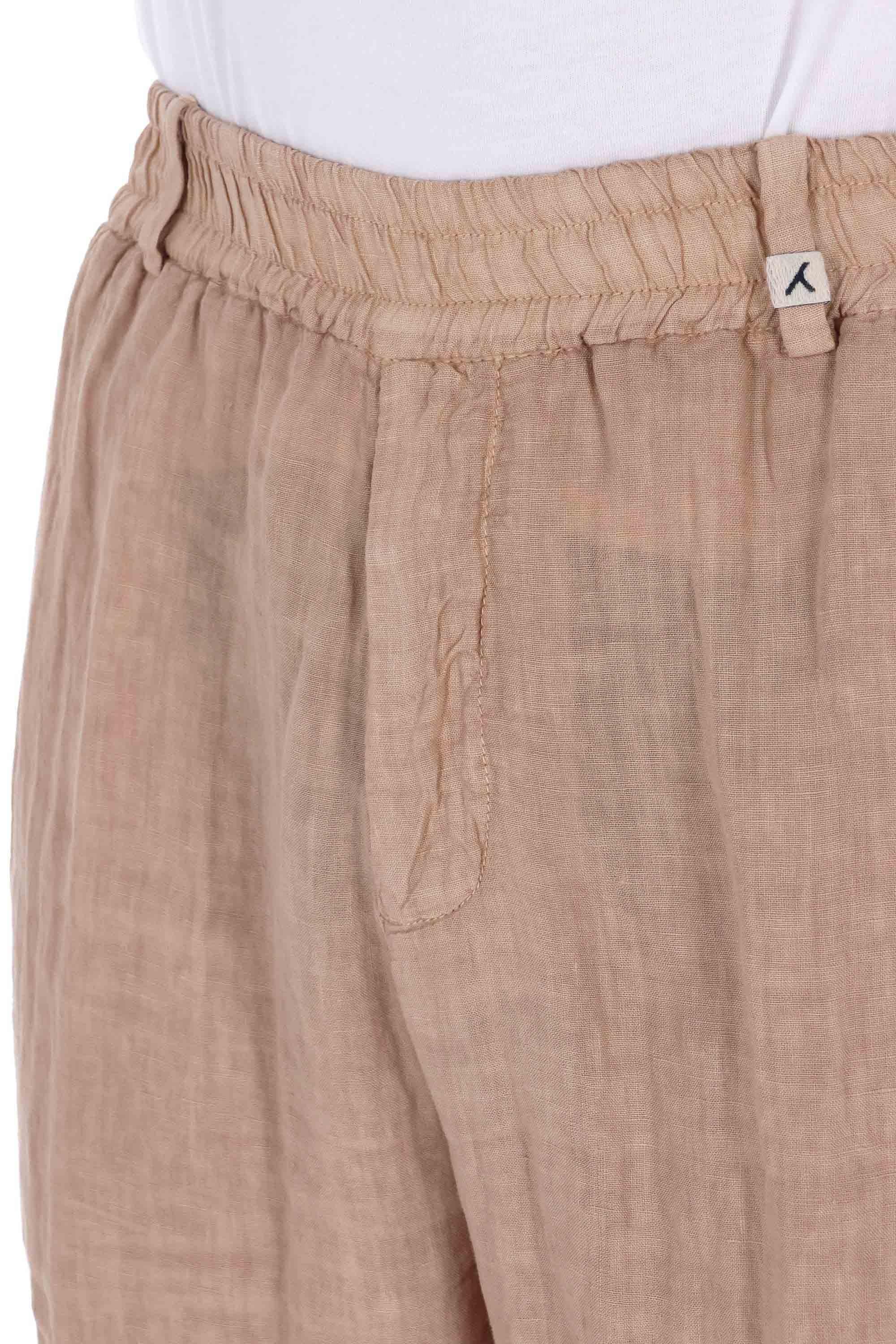 Pantalone in lino Ares 25M26L 72 02 Myths