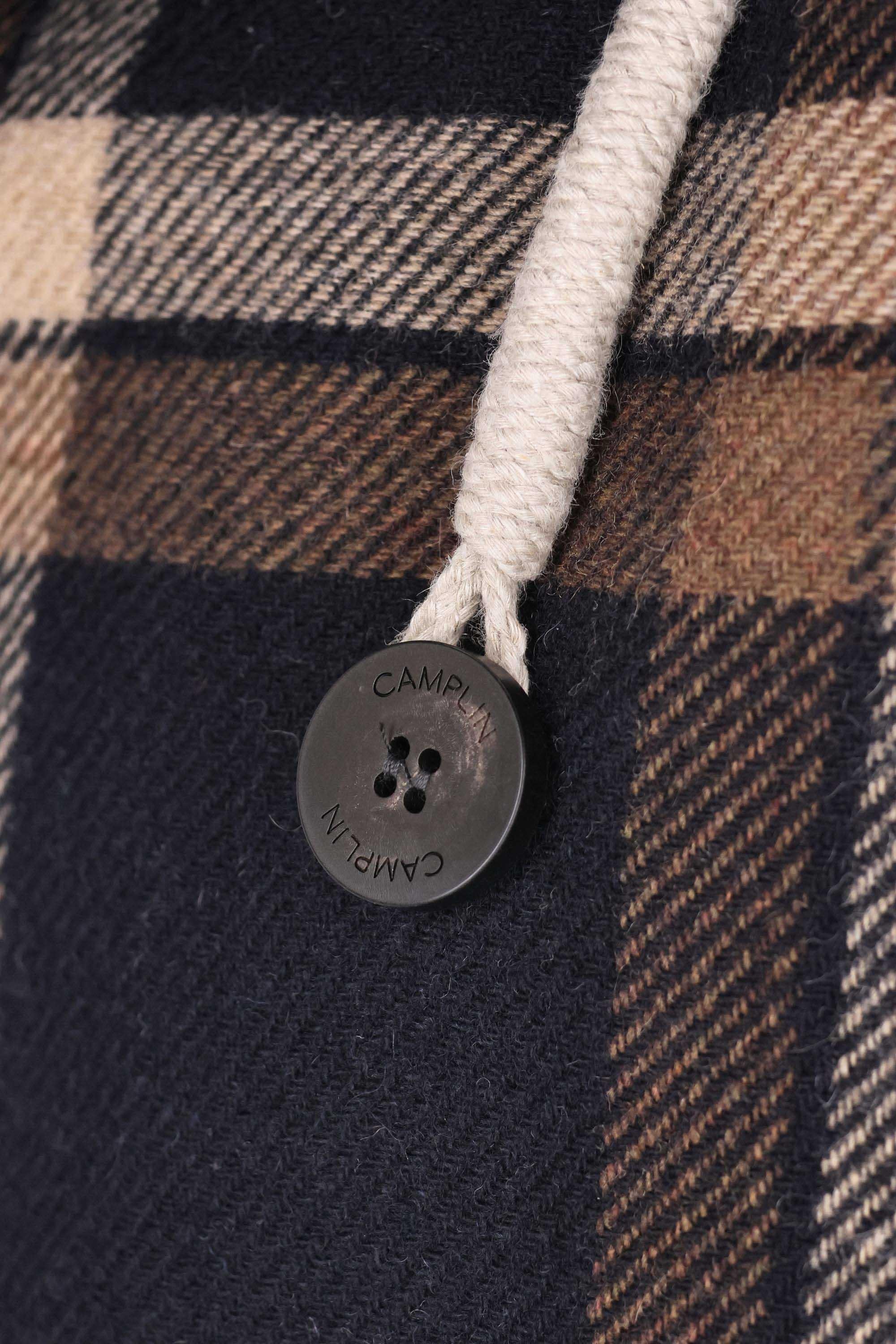Camplin Peacoat Island in lana anti acqua principe di Galles ISLAND-Q QCM