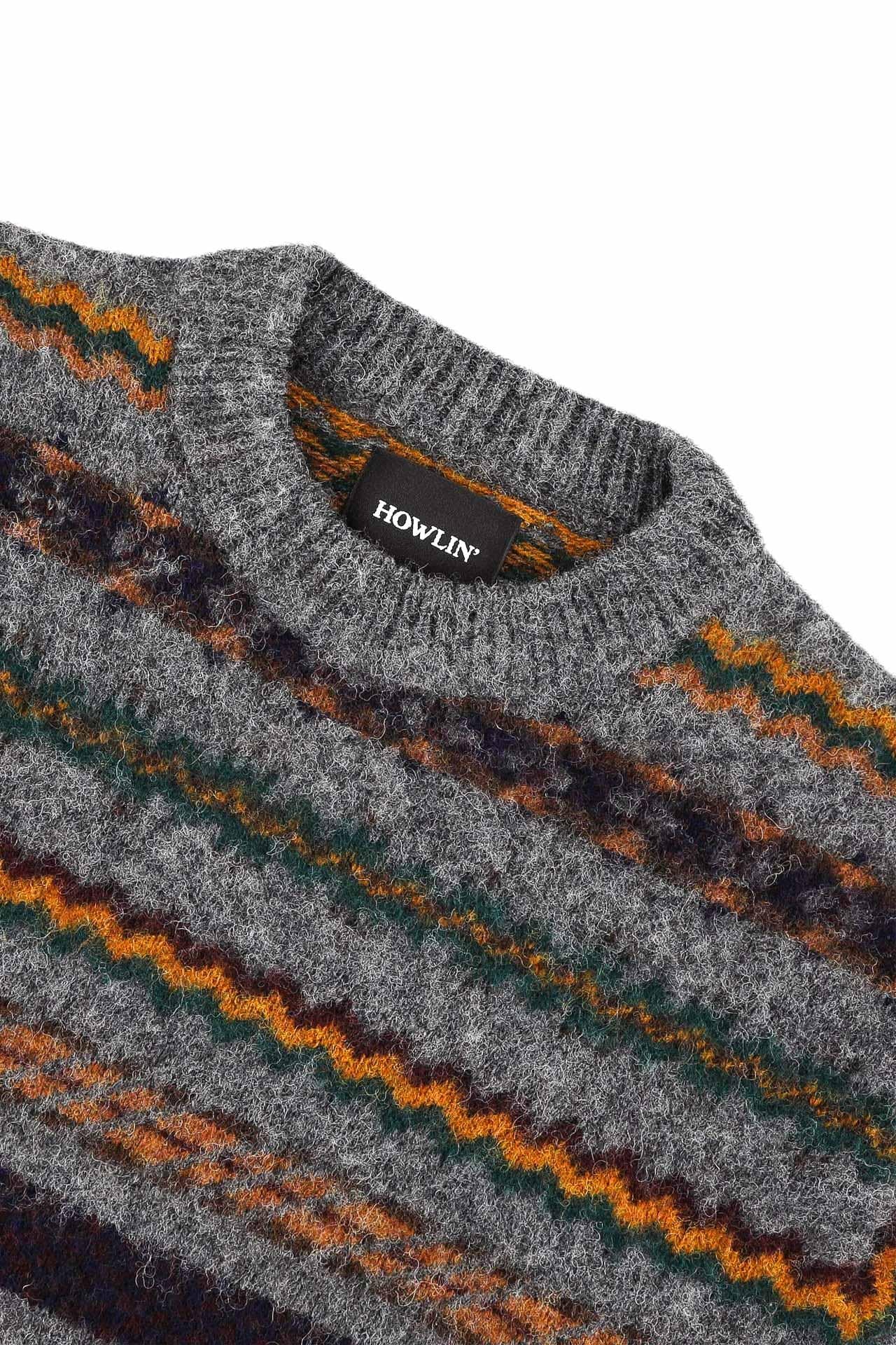 Howlin' Maglia girocollo disegno nordico in lana shetland A WOOLEN WONDER OXFORD