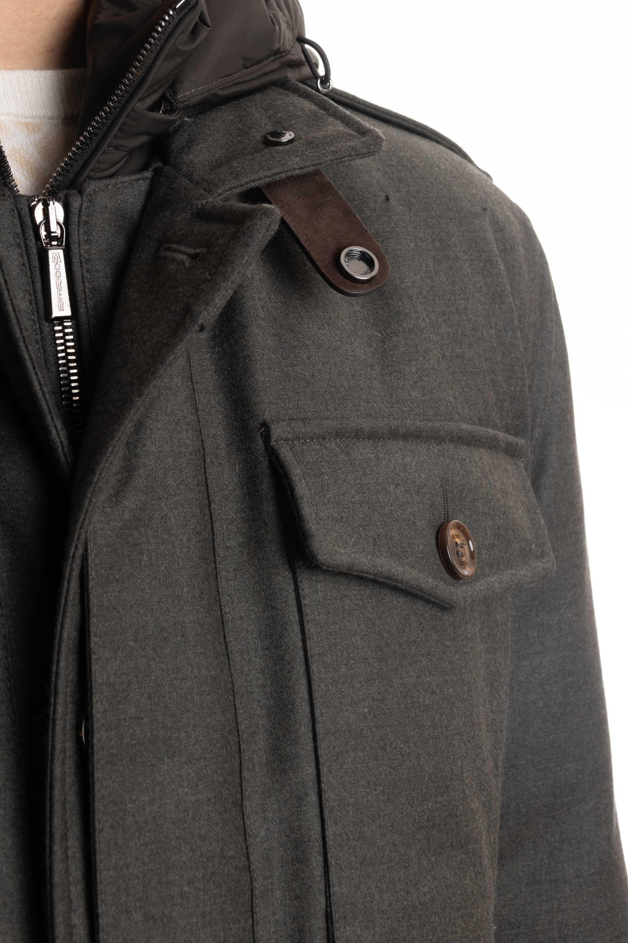 Moorer Sahariana in lana anti acqua modello Isac-LL ISAC-LL FOREST