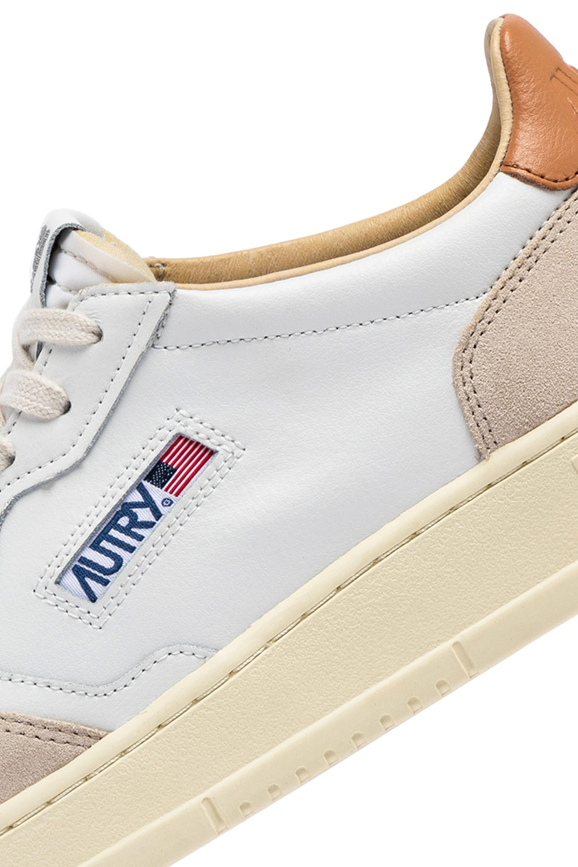 Autry Sneaker Medalist bimateriale talloncino biscotto AULM LS76 WHT/SNDSTRM