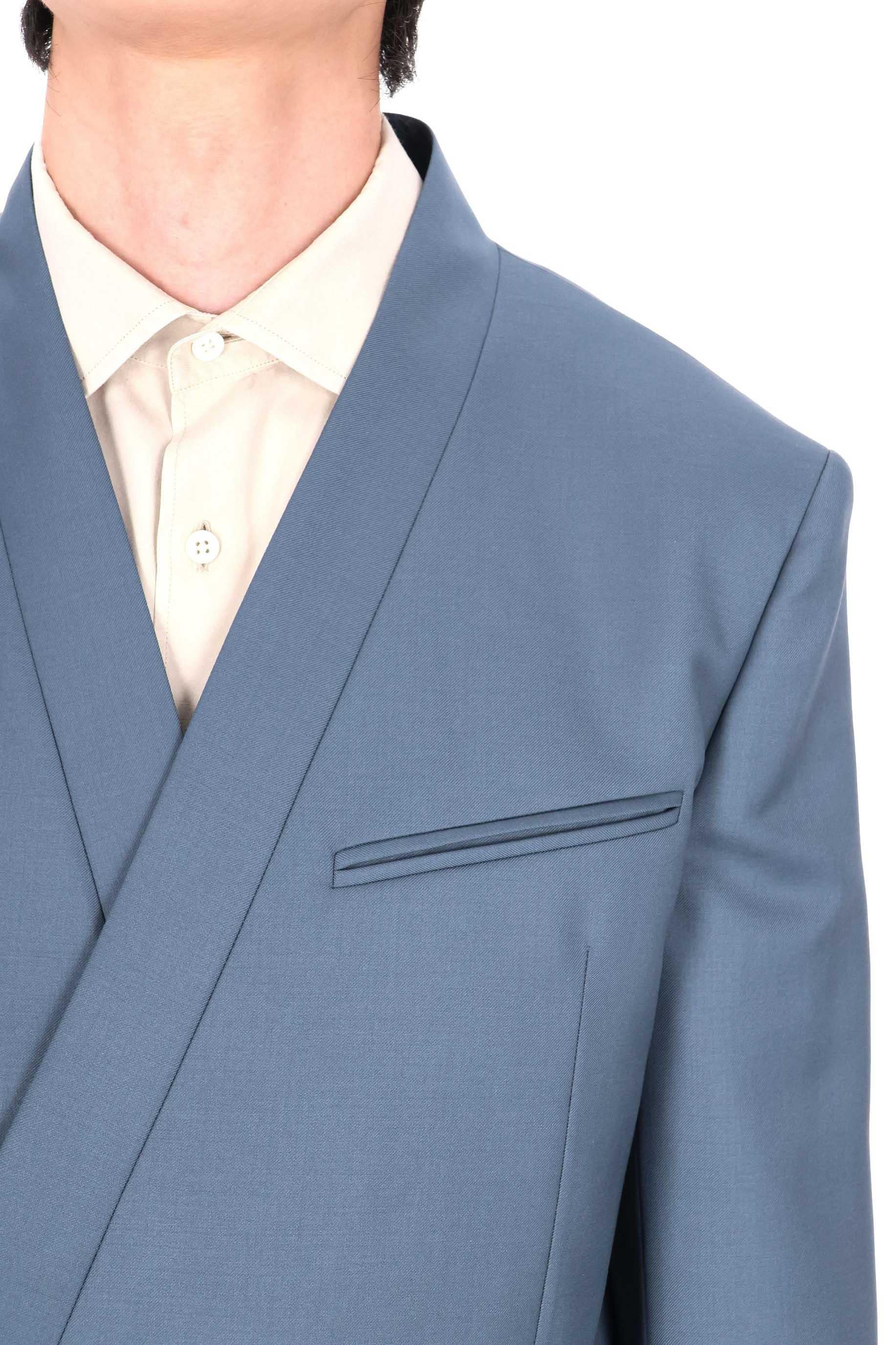 Kenzo Giacca kimono doppiopetto in lana vergine FG55VE1609TV 98