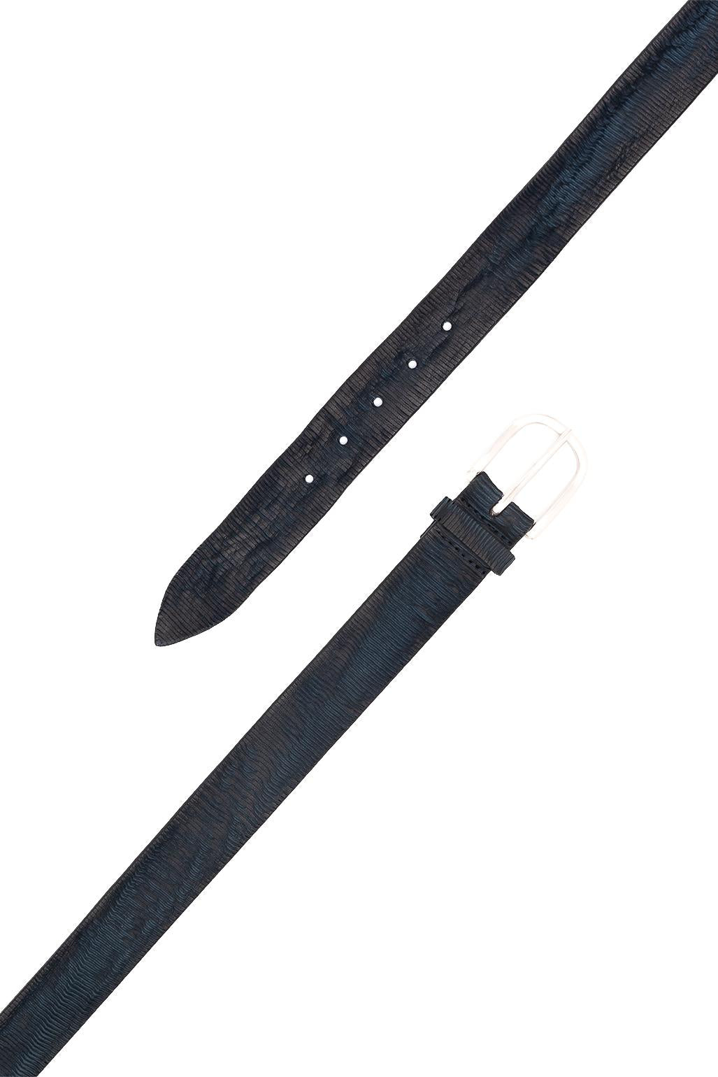Orciani Cintura in pelle lamellare U08173_BLA/3 BLU
