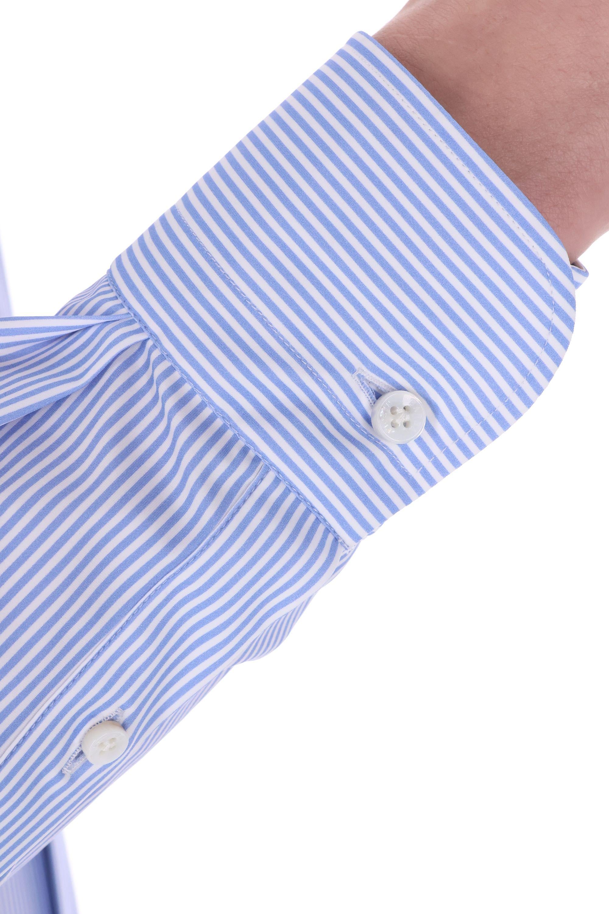 Camicia bacchettata in tessuto tecnico superlight linea Culto "La Polo" CKU13P0147008.U 0001 Barba