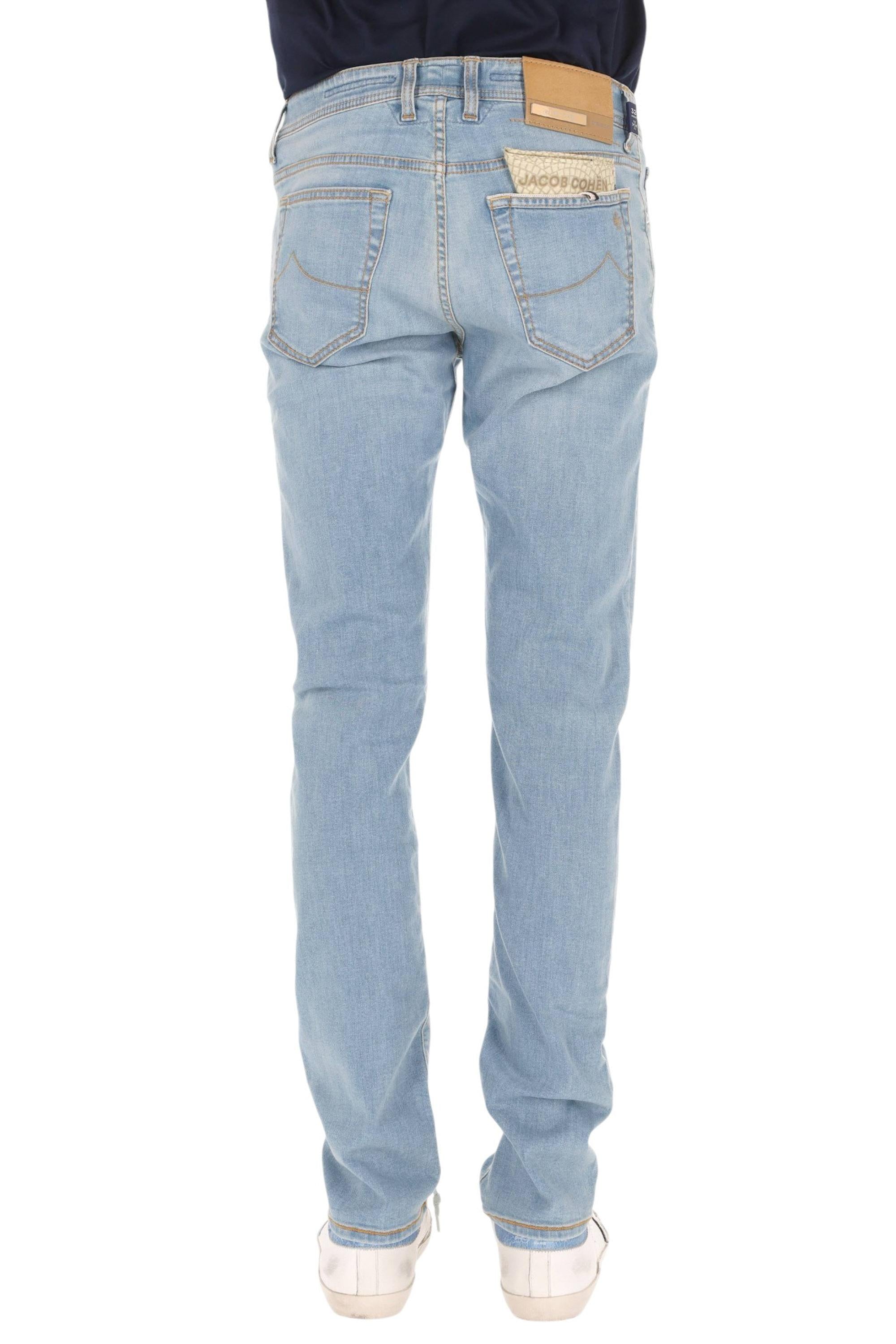 Jacob Cohen Jeans Limited Edition etichetta beige in cavallino Bard fit QL004-081-S3619 300D