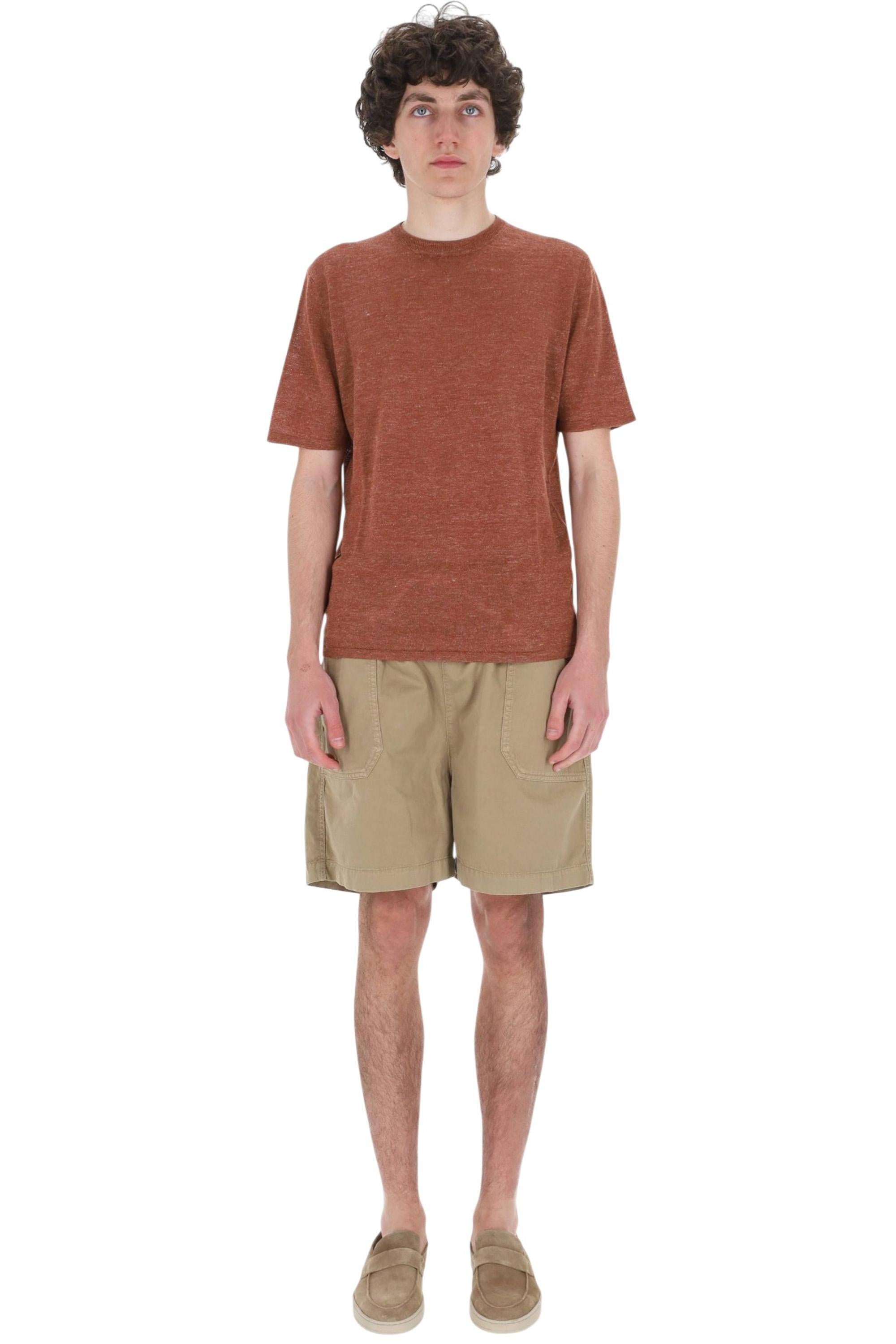 Roberto Collina T-shirt melange in lino-cotone MYA19021/2 55