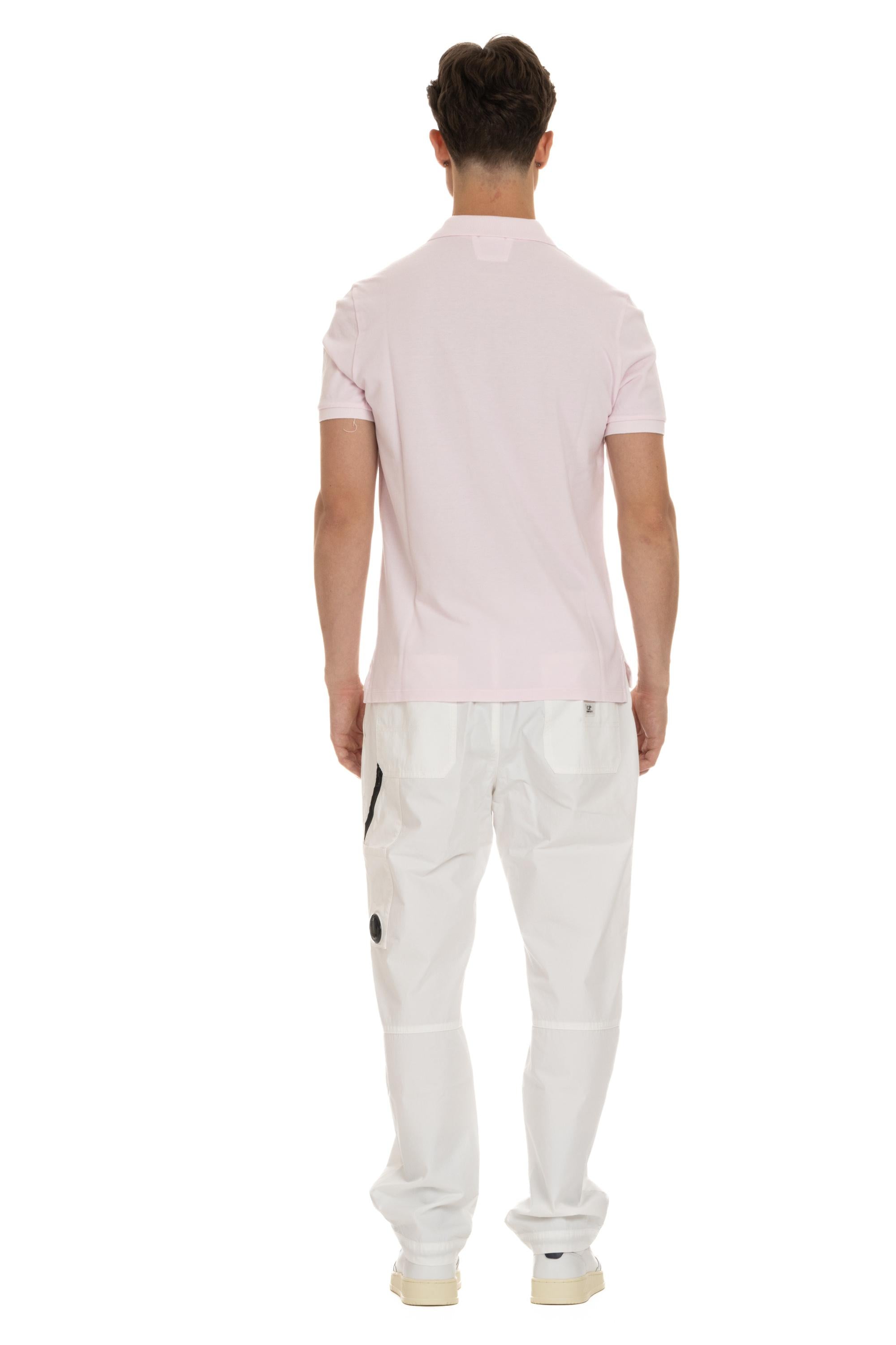 Polo in piquet di cotone regular fit CMPL090A-005527G/4 501 CP Company