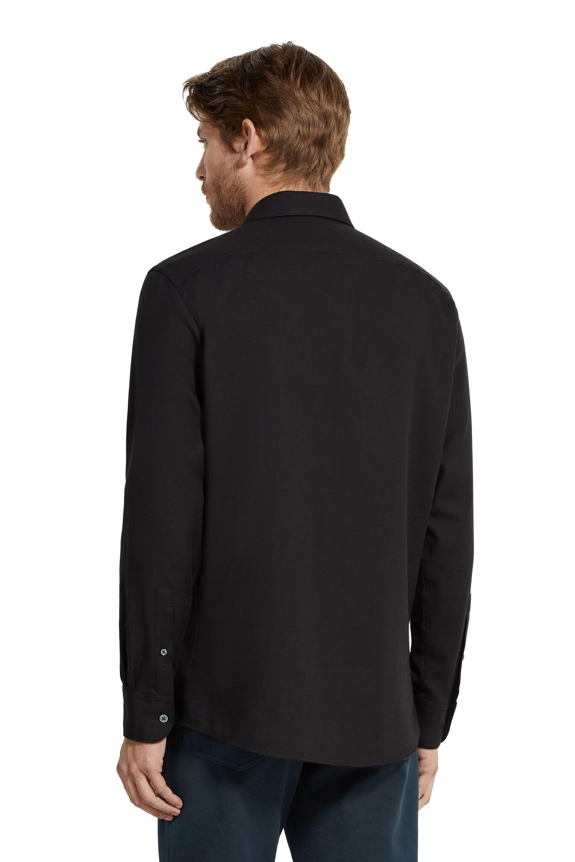 Zegna Camicia CashCo in cotone-cashmere E8X44A6-SRF5/3 490