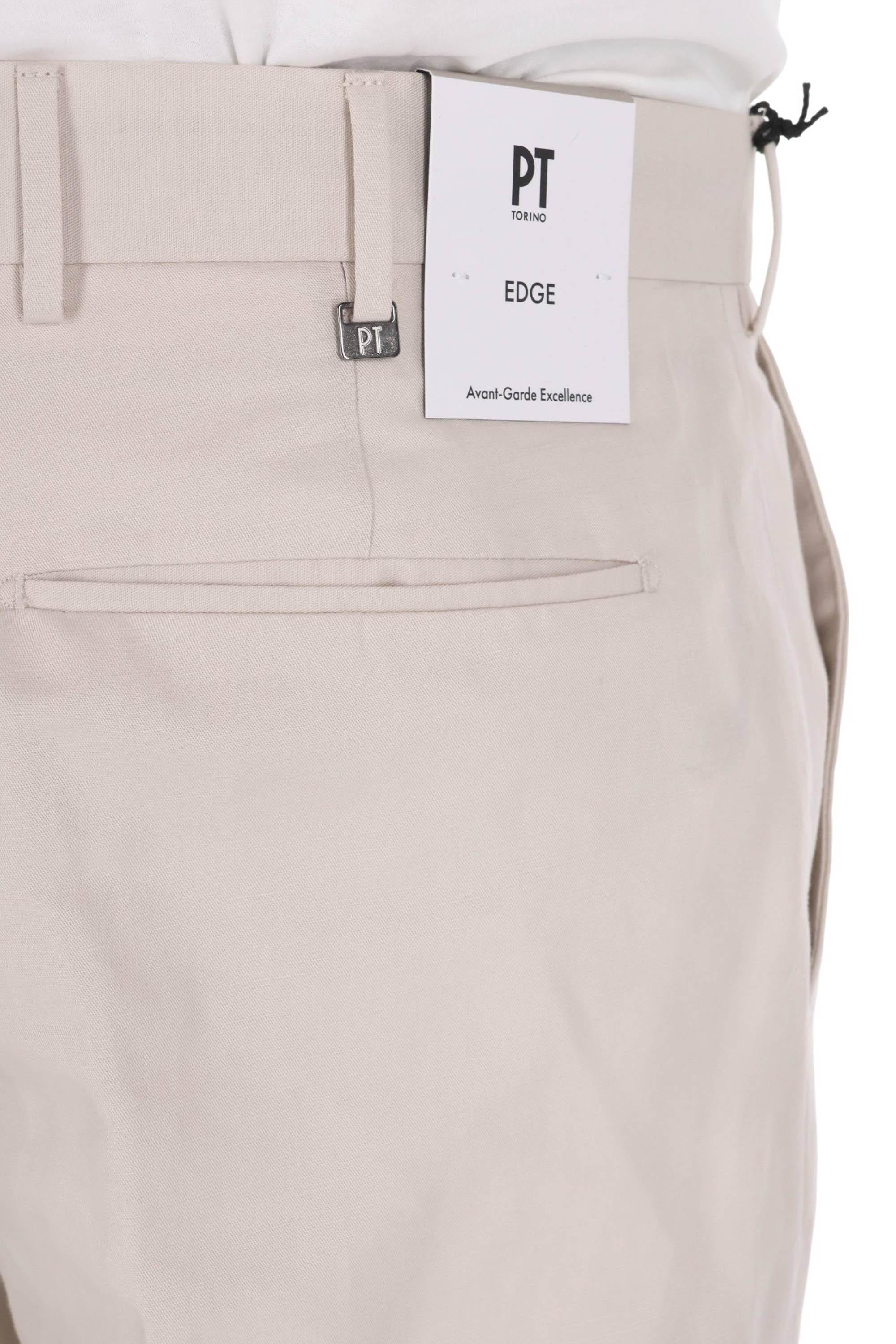 PT Torino Pantalone in lino-cotone Rebel fit CORSZ 1Z00FWD PU38 0015