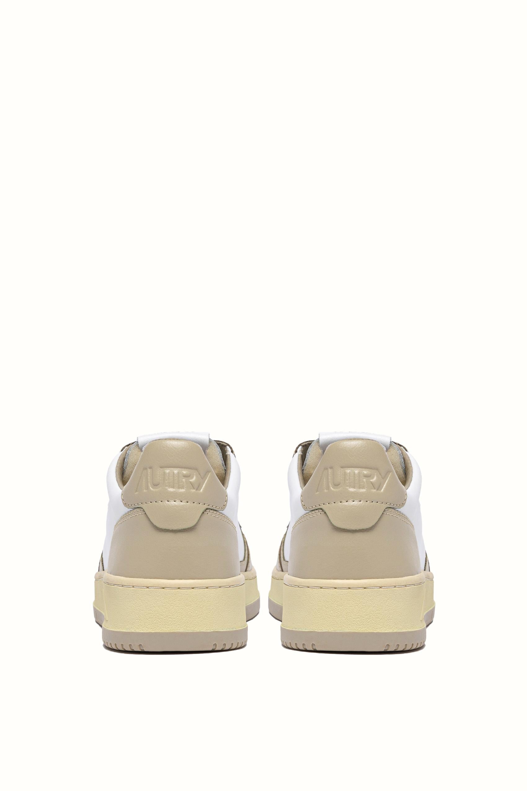 Sneaker donna bicolor in pelle AULW WB60 WHT/TIDFOAM Autry