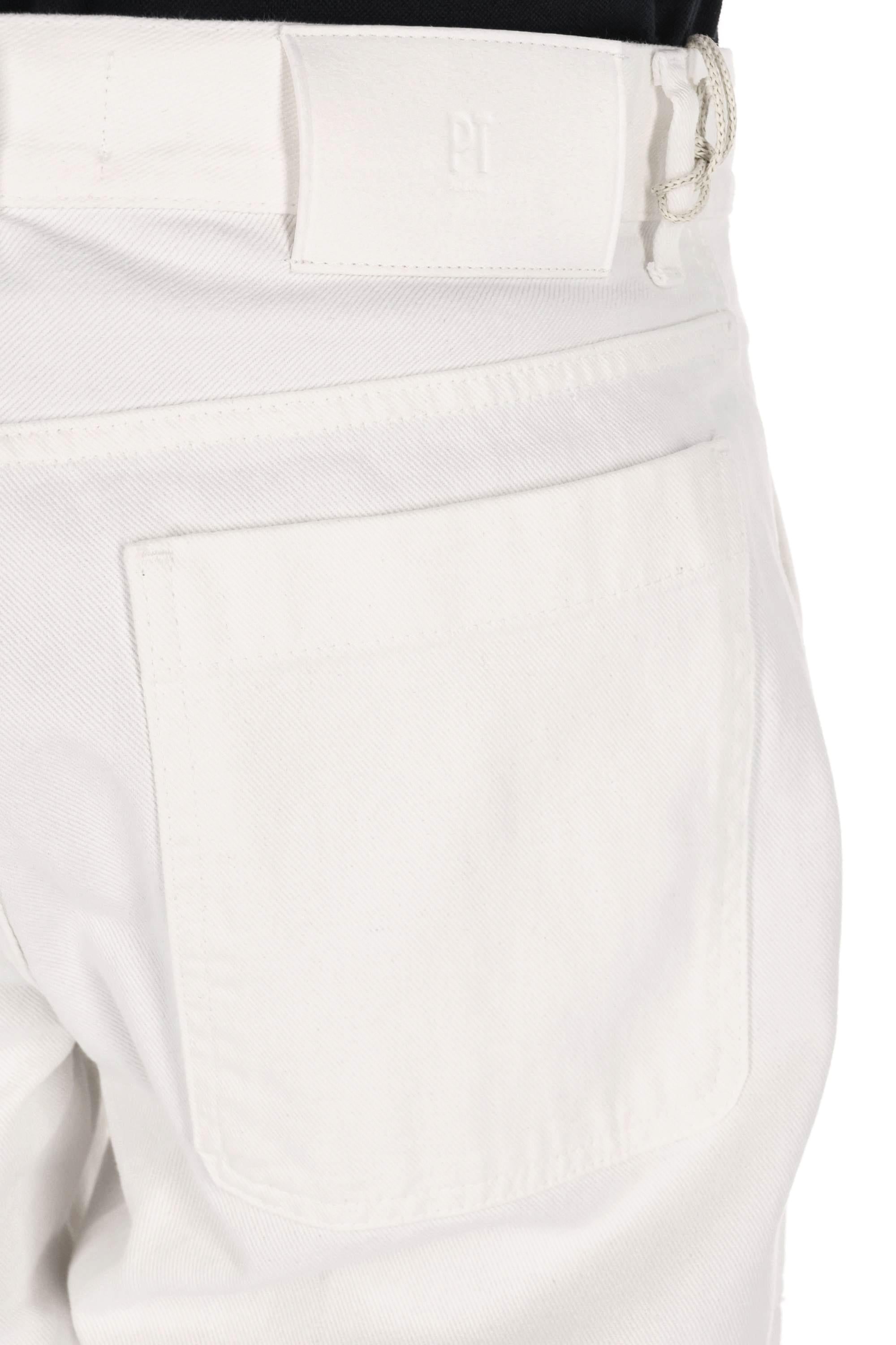 PT Denim Pantalone bull in cotone fatigue C5AP09ZD TX14T0 Y018