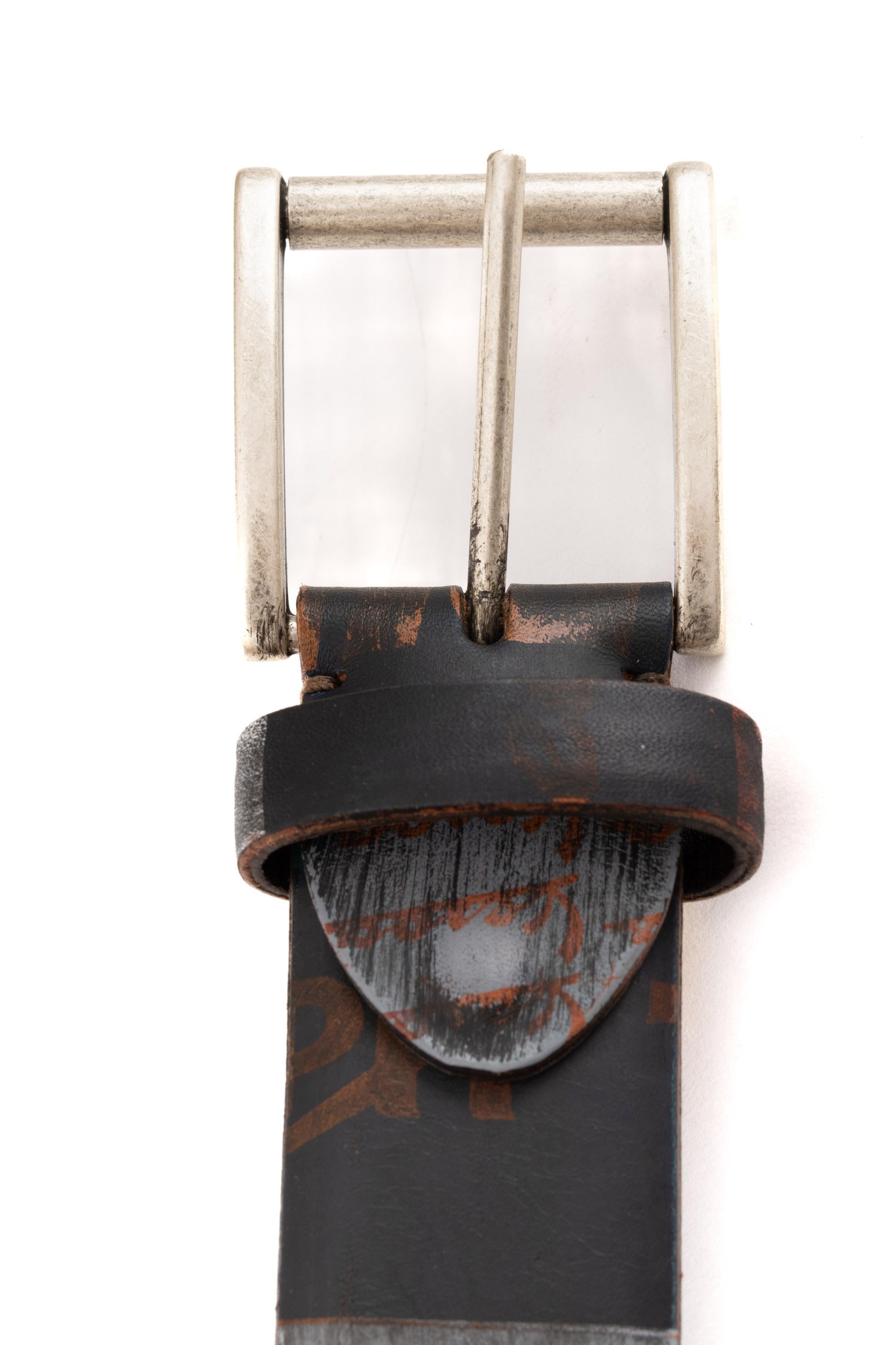 Artigianato Italiano Cintura artigianale in pelle "Spigata" SPIGATA MLTCLR