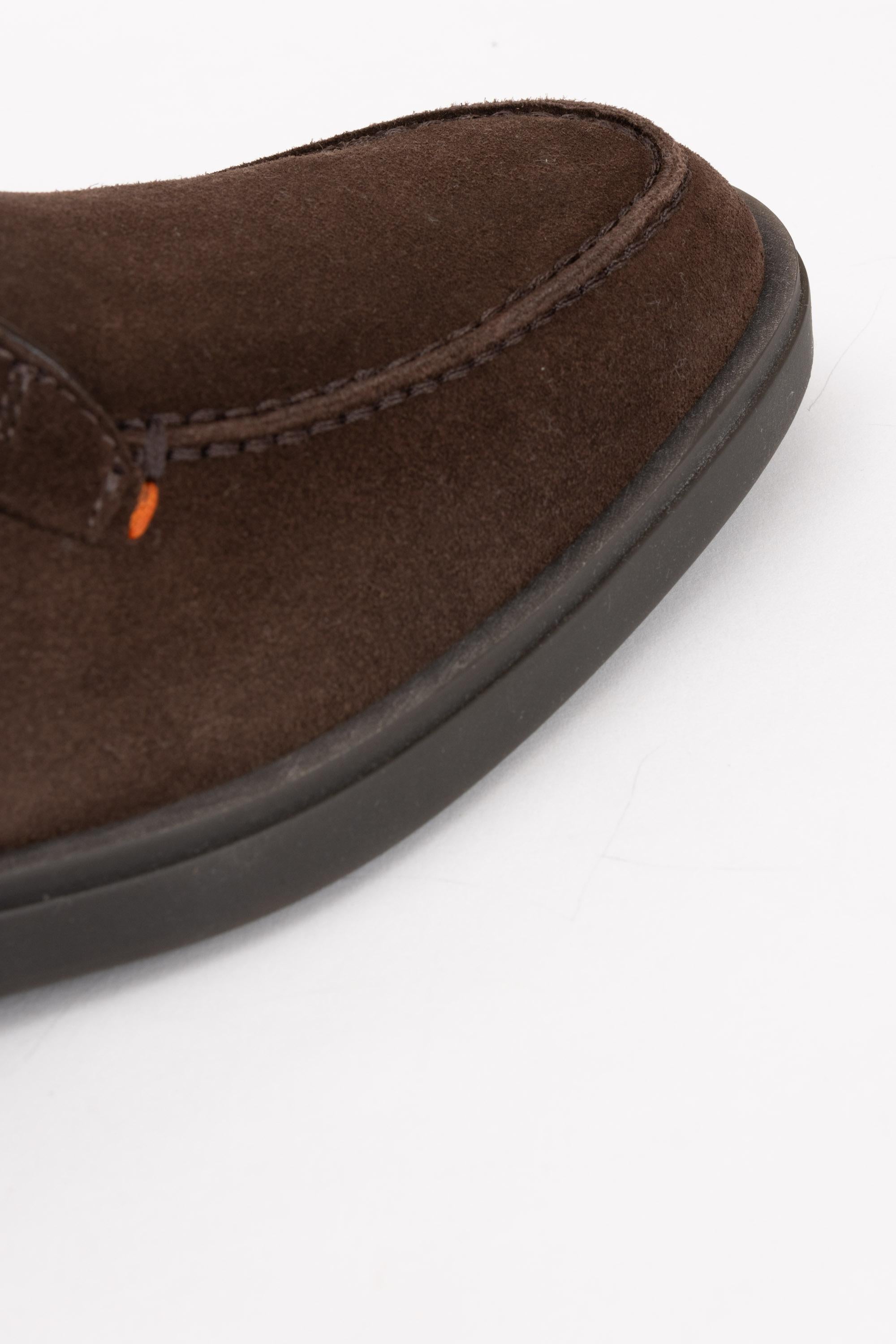 Santoni Polacchino in camoscio MGDT17823SMOKSVU T50