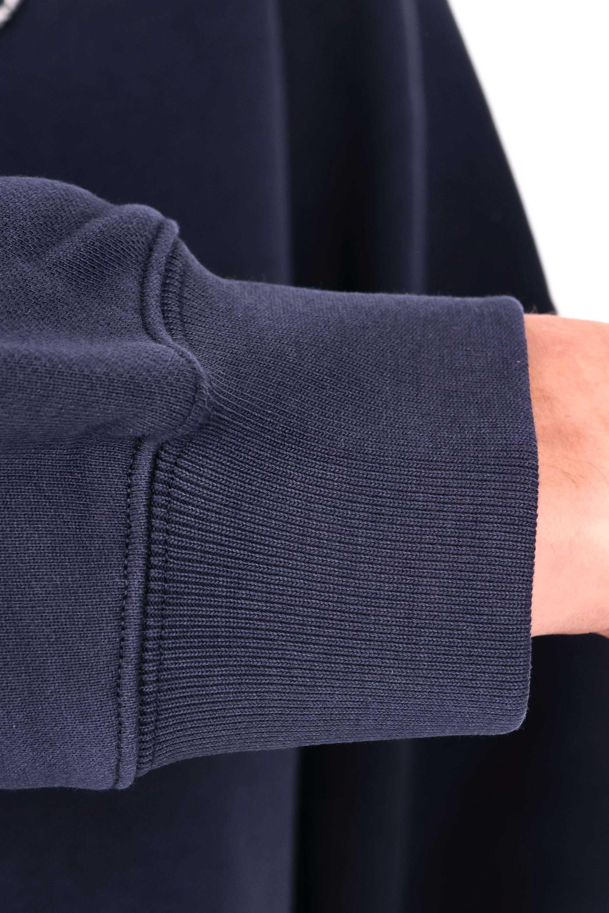 Maison Kitsuné Felpa mezza zip logo fox comfort fit PM00305KM0341 0413