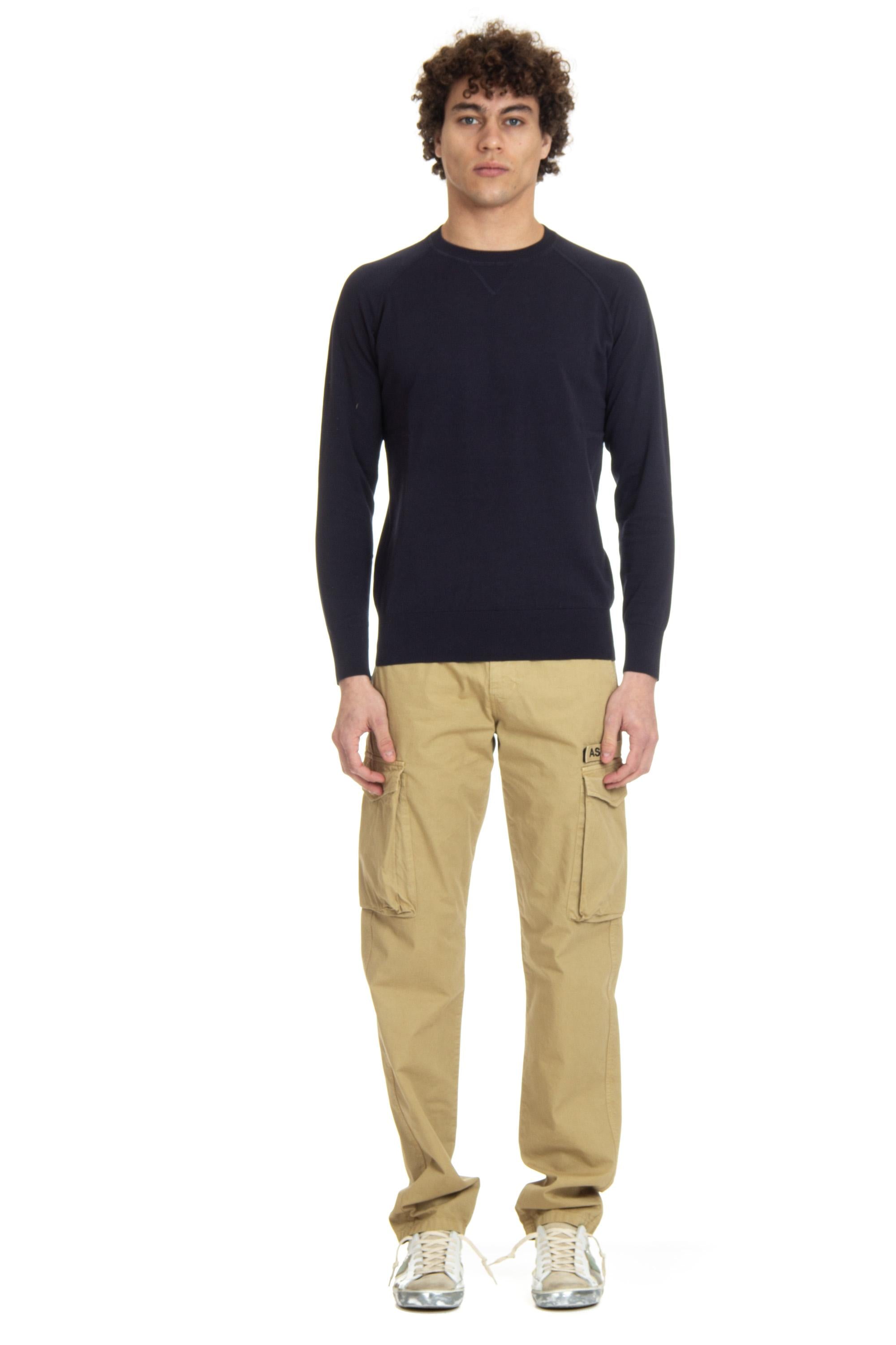 Maglia girocollo in cotone punto felpa M039 3371 01098 Aspesi