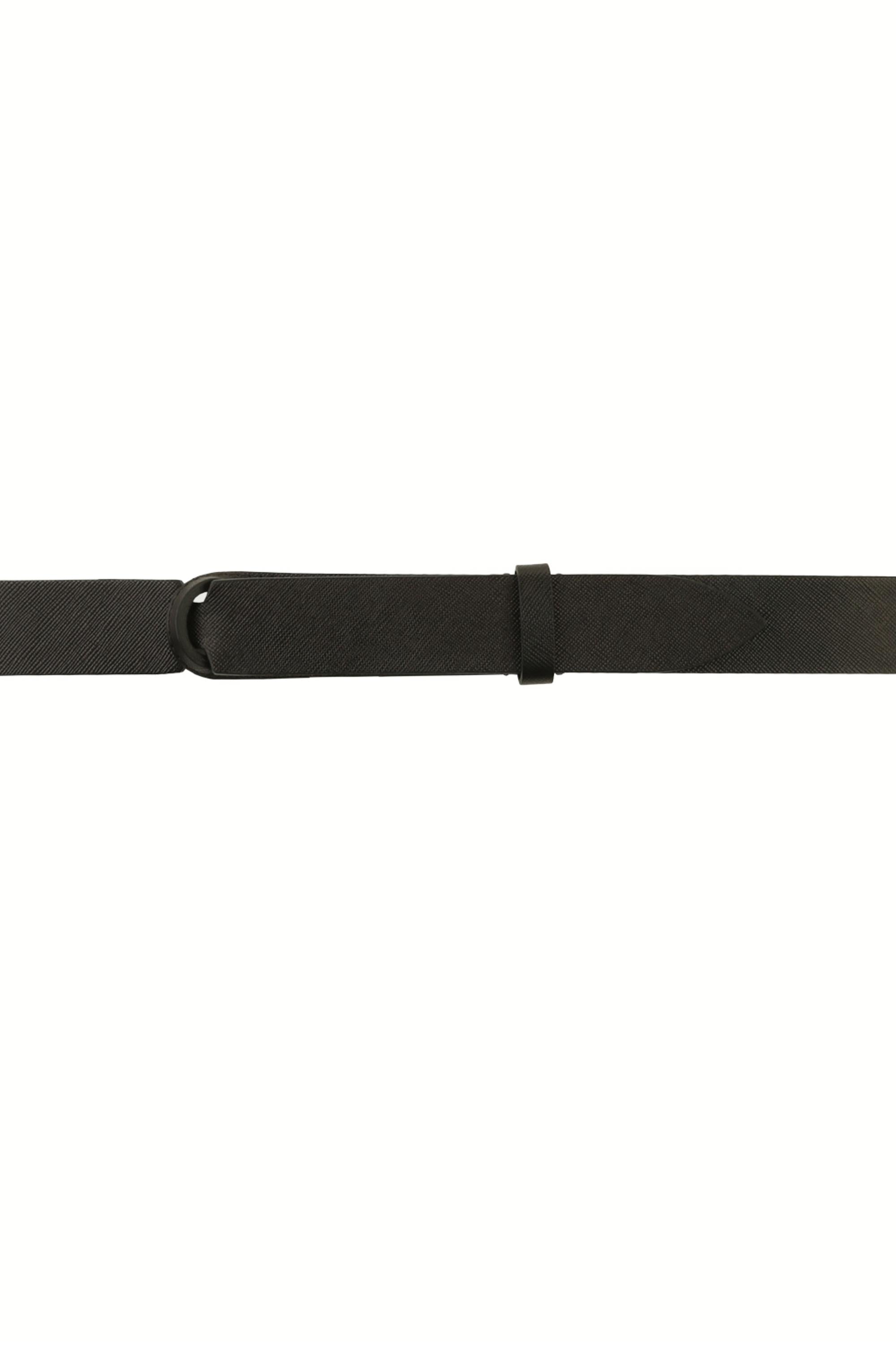 Orciani Cintura in pelle saffiano No Buckle NB0061_SAF NERO