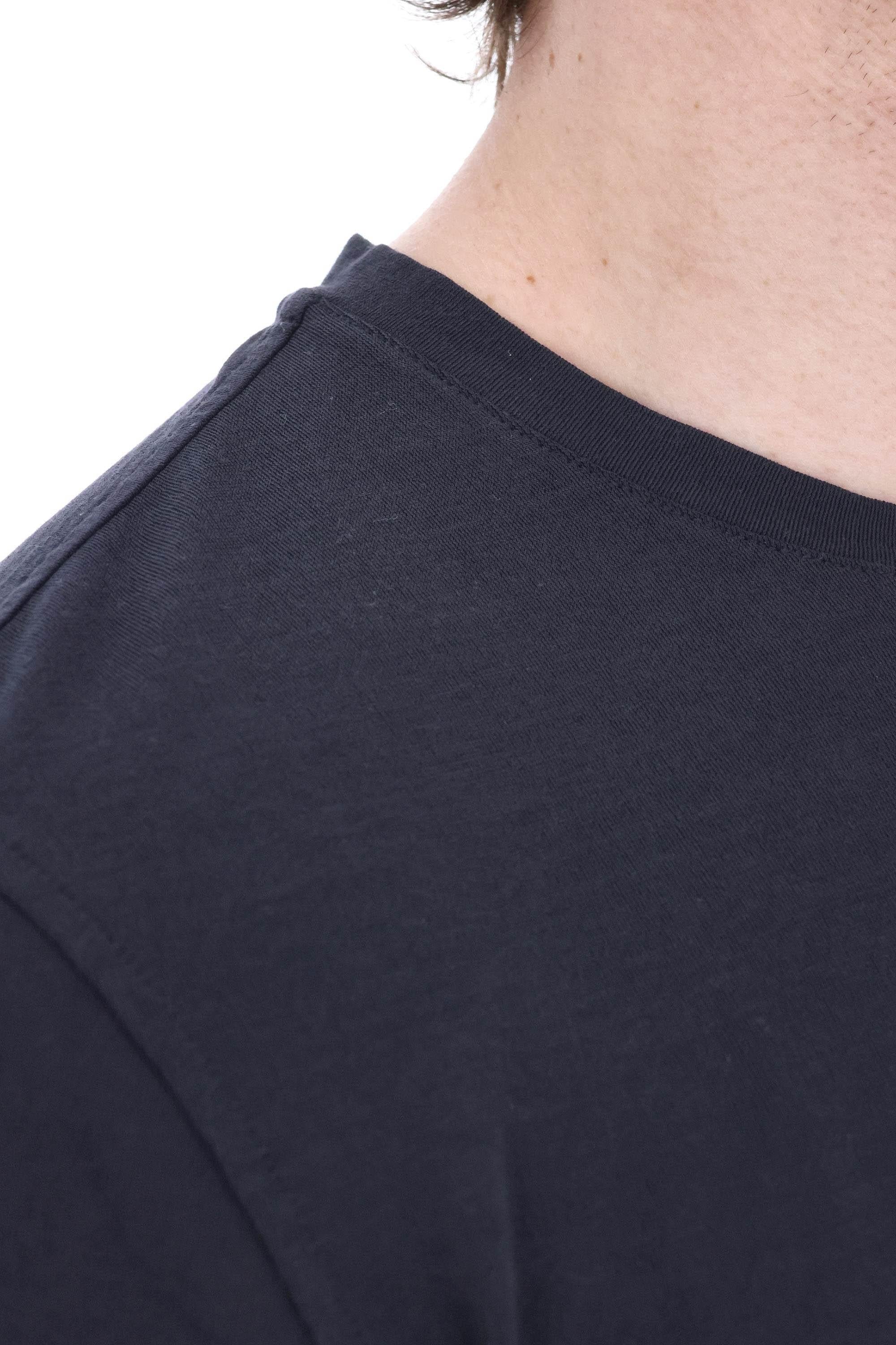 Drumohr T-shirt manica lunga in cotone "ice cotton" DTJ001B-4 792