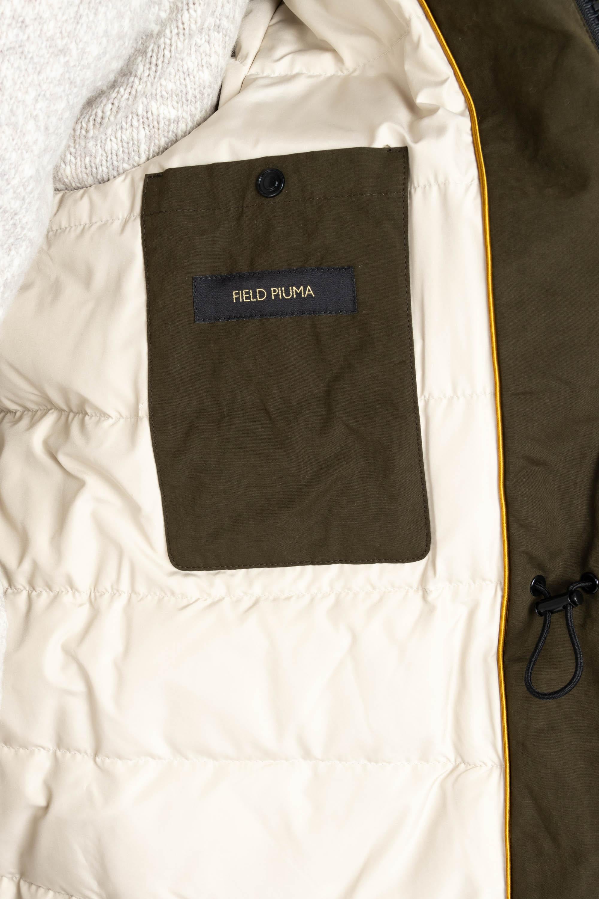 Sealup Field jacket in cotone spalmato imbottita in piuma H456 96104 15