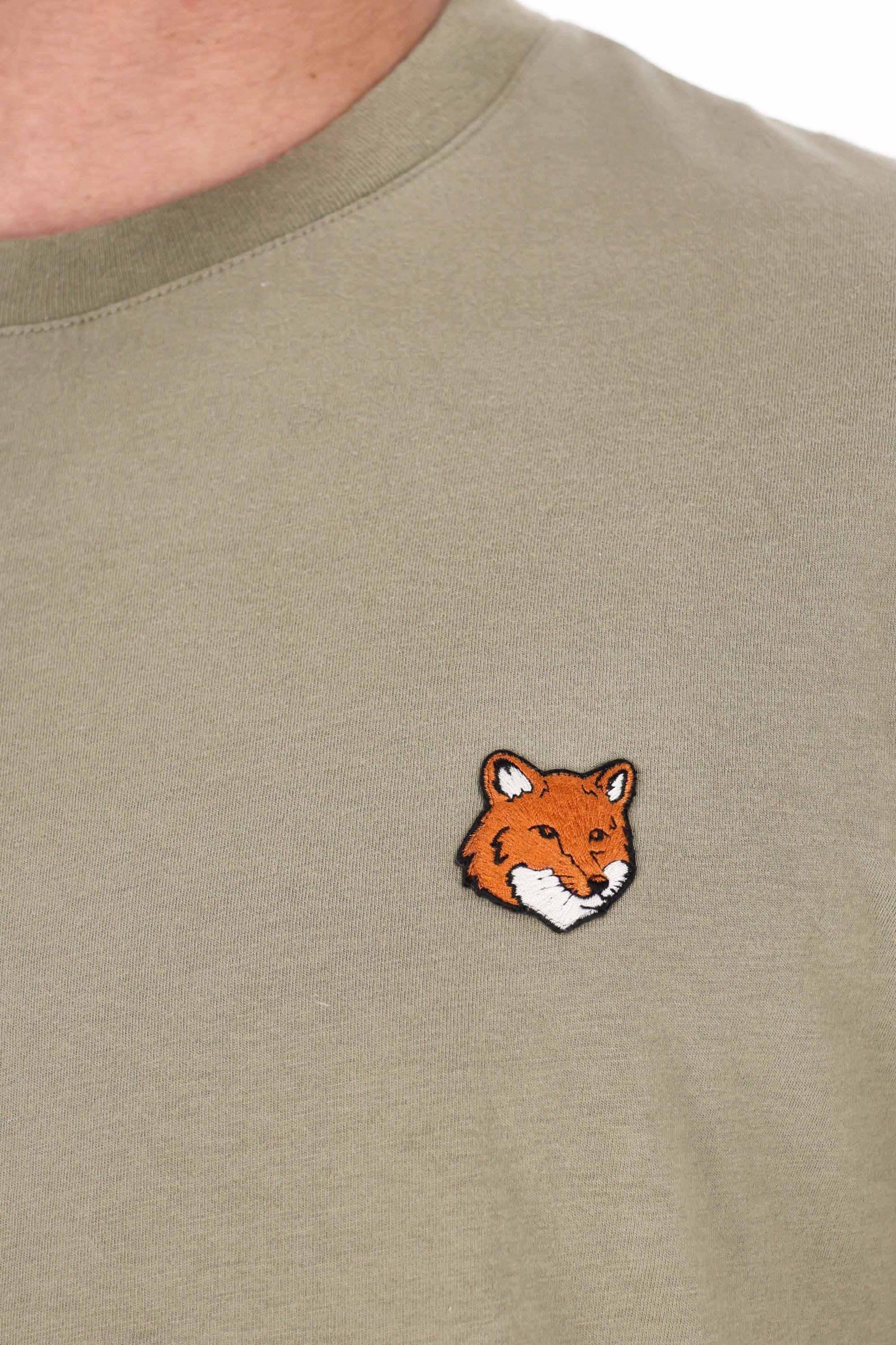 Maison Kitsuné T-shirt fox in cotone regular fit PM00118KJ7026 P131