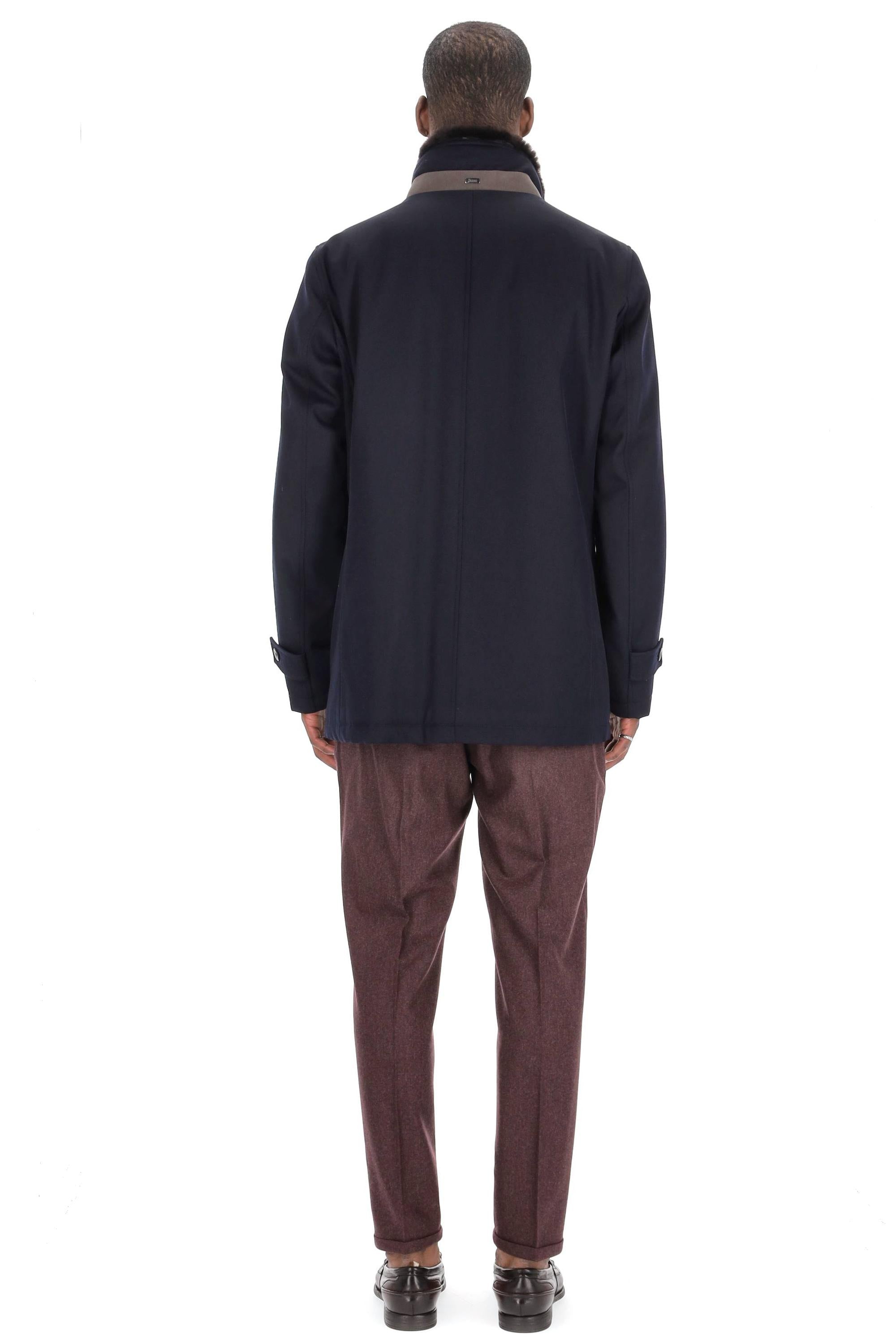 Herno Cappotto in lana Storm System Loro Piana IM000369U-33186 9200
